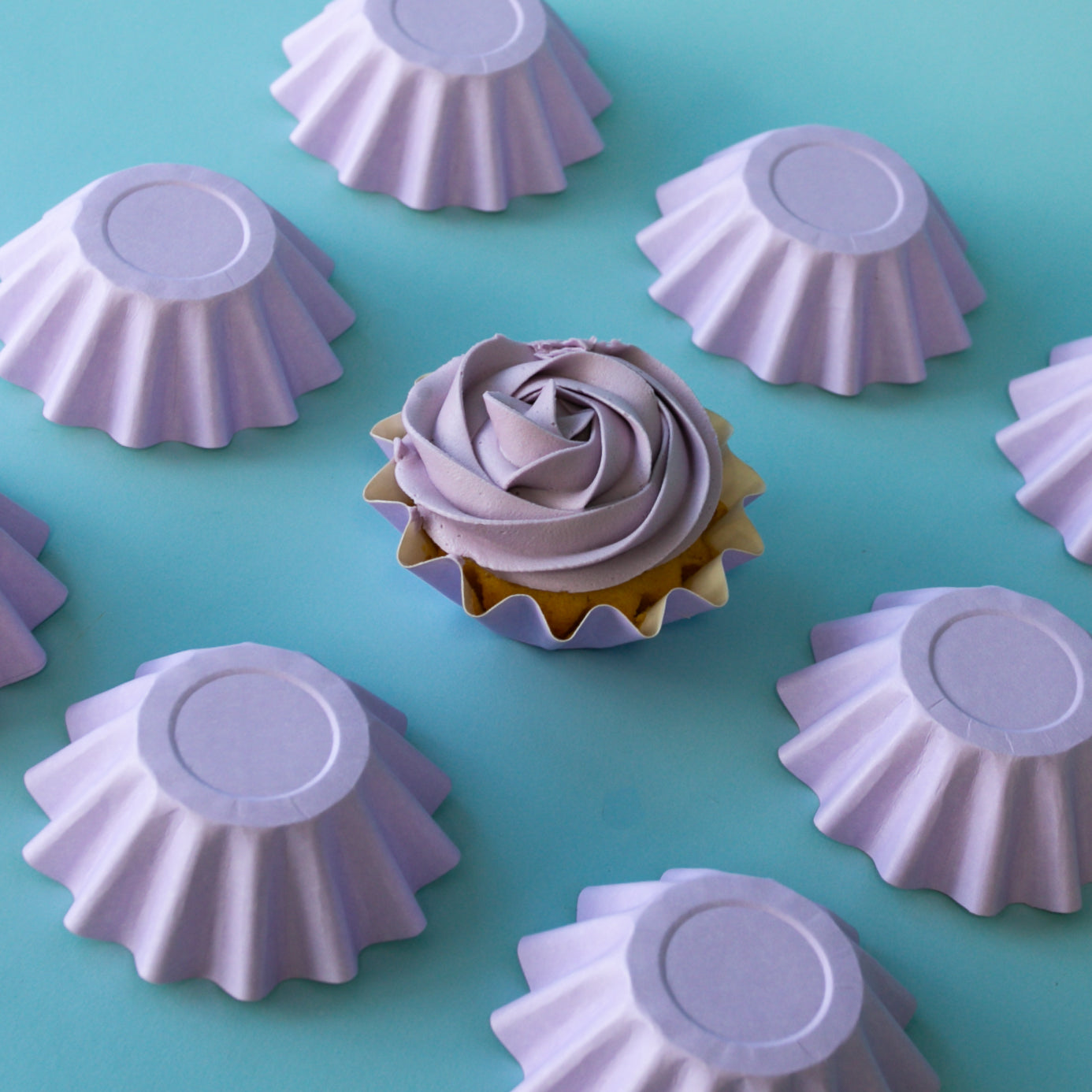 Papyrus Bloom Baking Cups Pastel Lilac 24 Pack