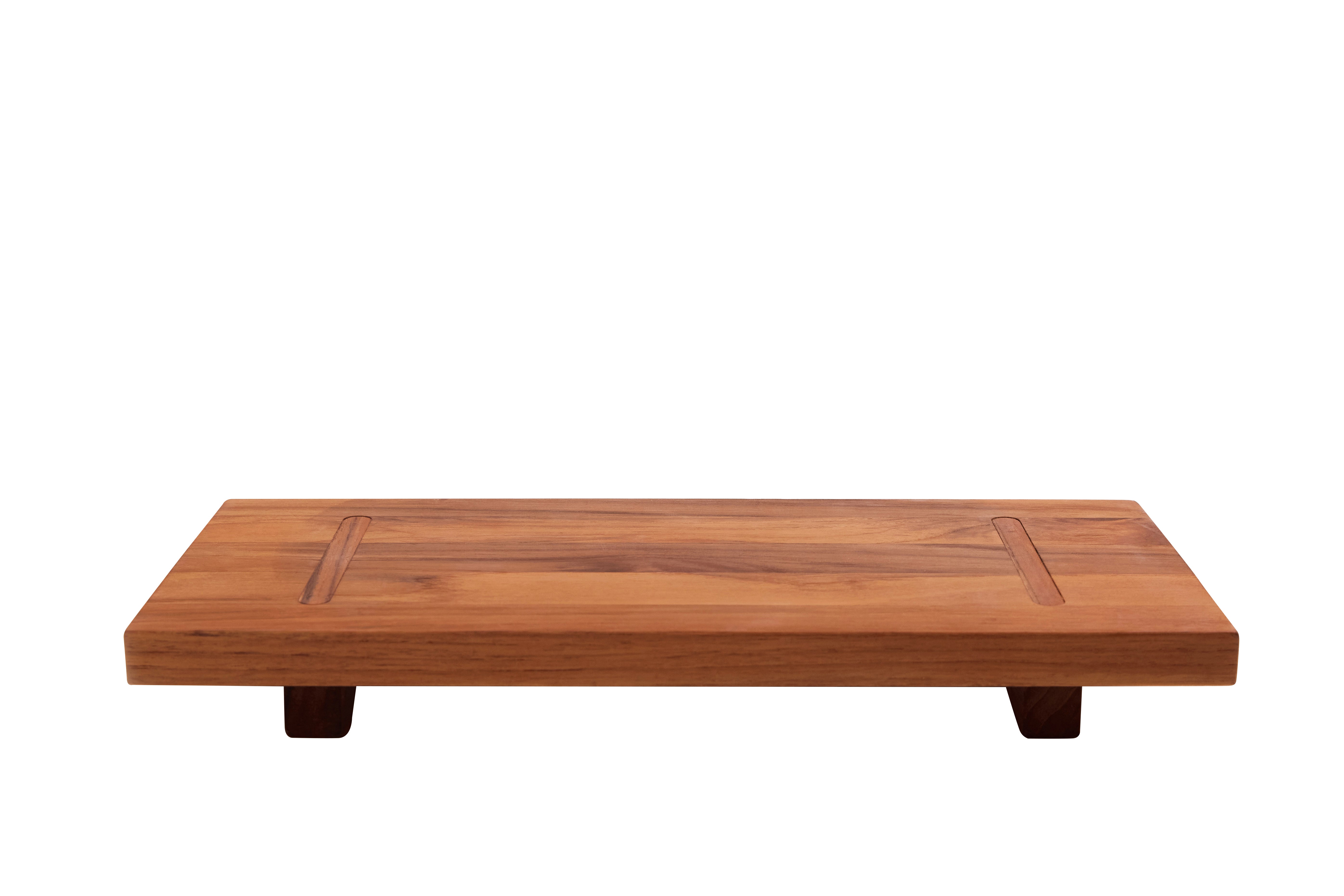 Teakhaus Fusion Footed Stand 38 x 18 x 4.6cm - Small