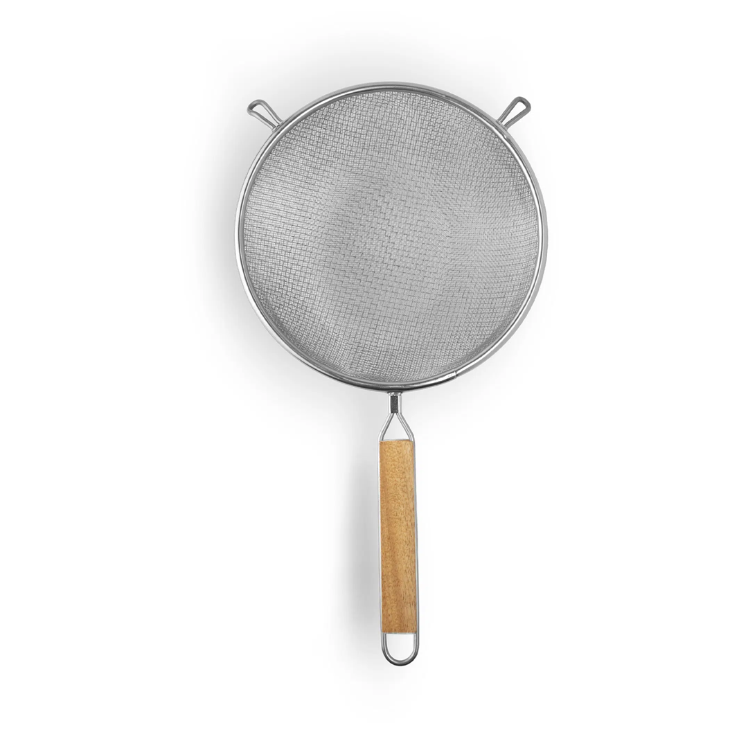 KH Classik Chef Strainer Double Mesh 140mm Nickel Plated