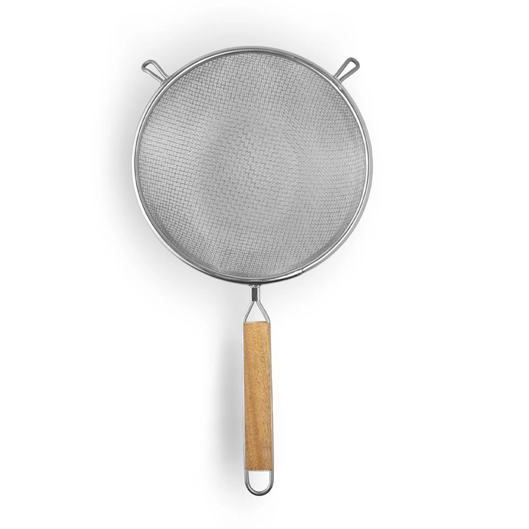 KH Classik Chef Strainer Double Mesh 220mm Nickel Plated