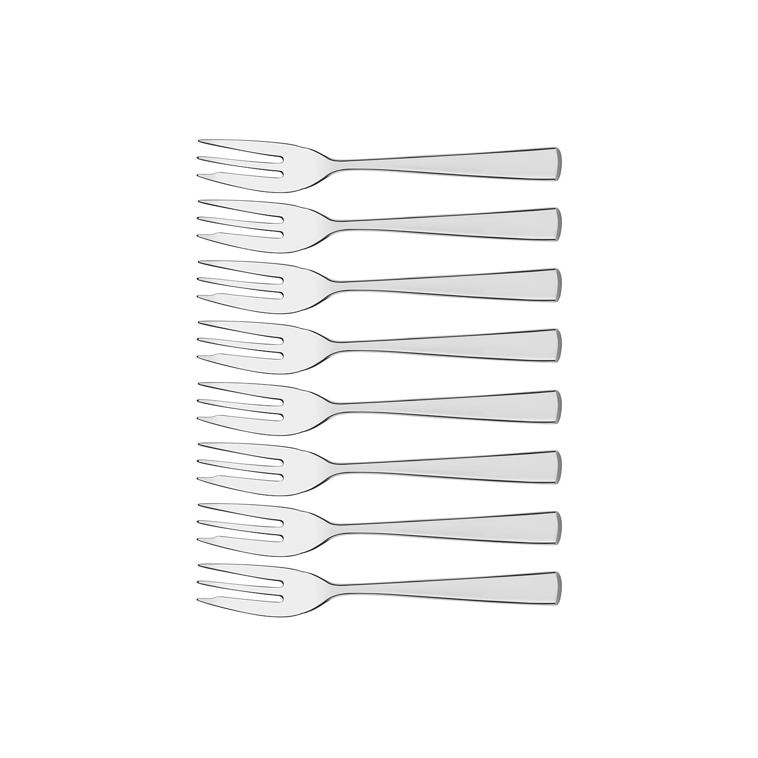 Tablekraft Strand Cake Fork Set 8pc