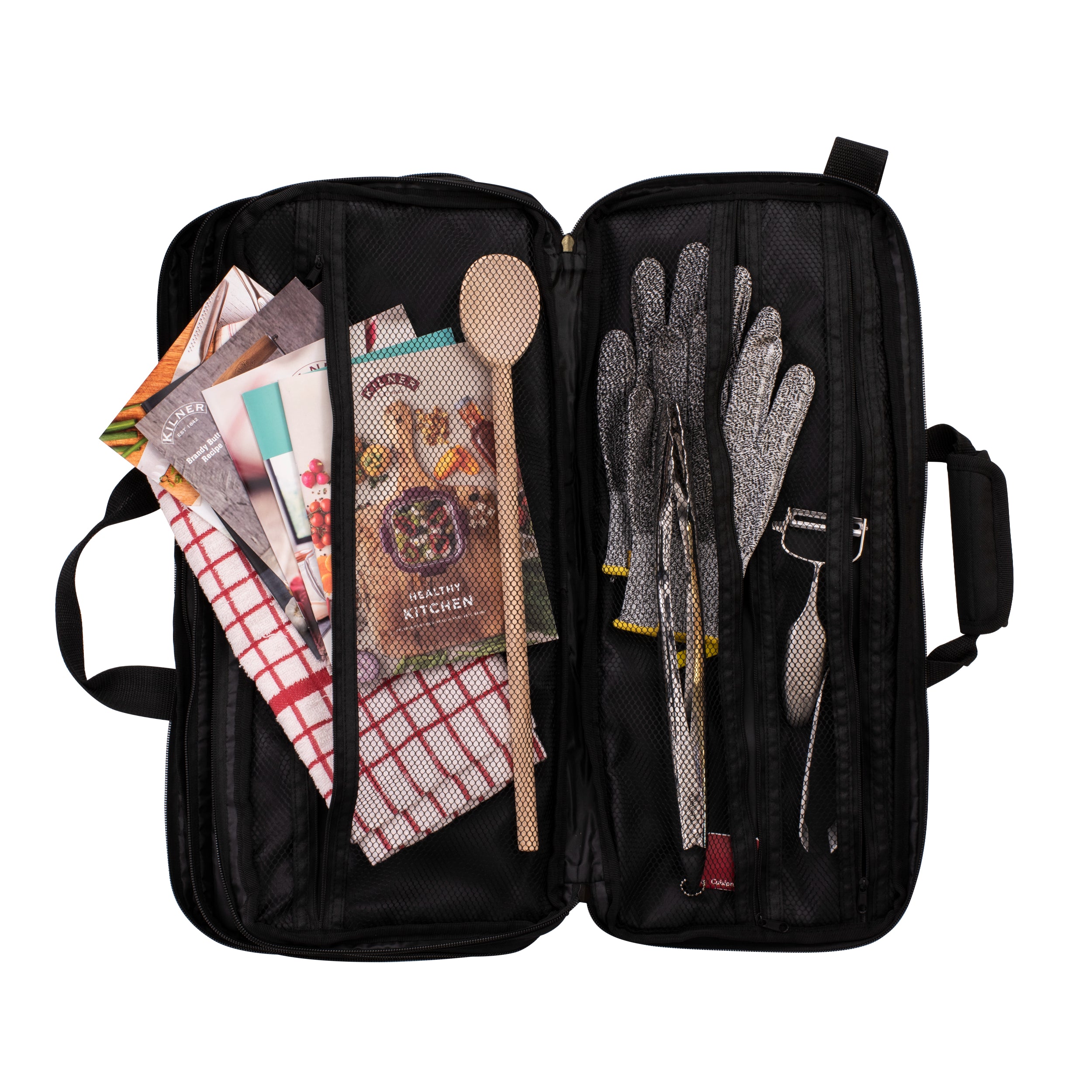 Kasumi 18 Pocket Knife Roll Bag Black
