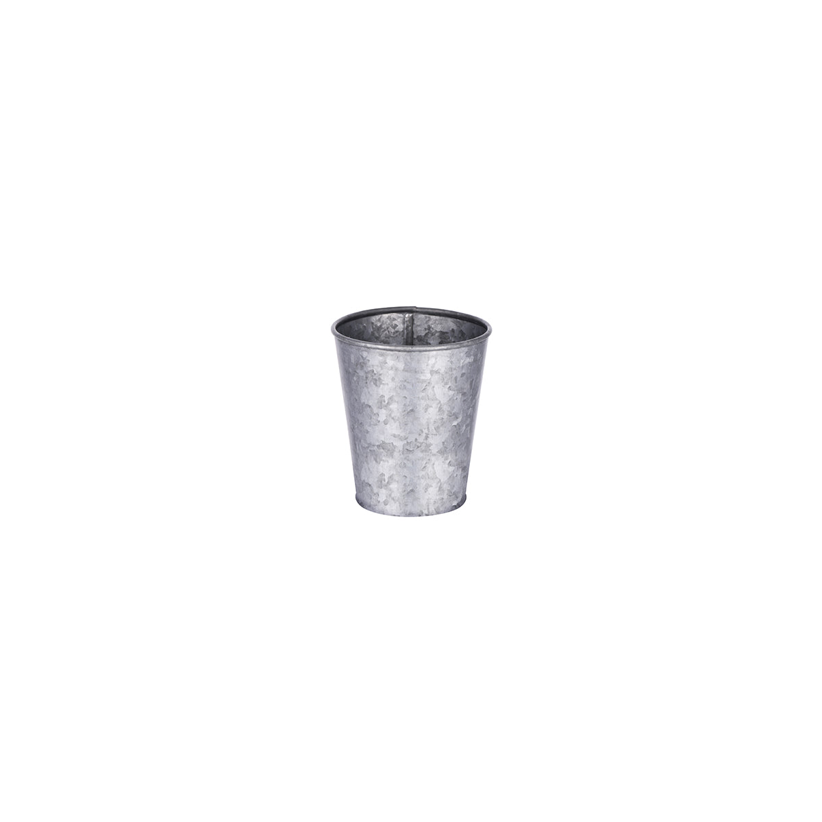 Chef Inox Coney Island Galvanised Pot with Plain Base 95x105mm