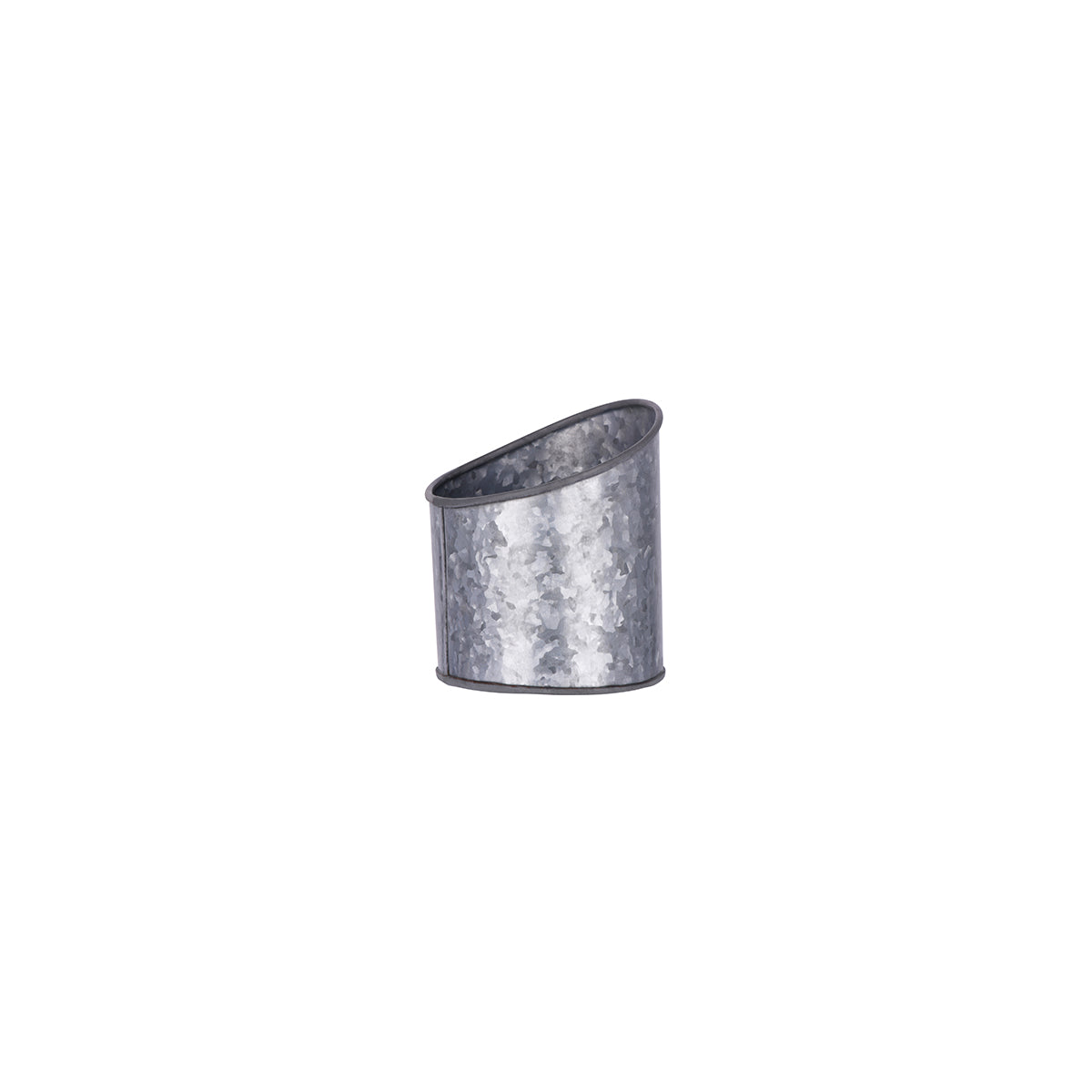 Chef Inox Coney Island Slant Galvanised Pot Plain 105x115mm