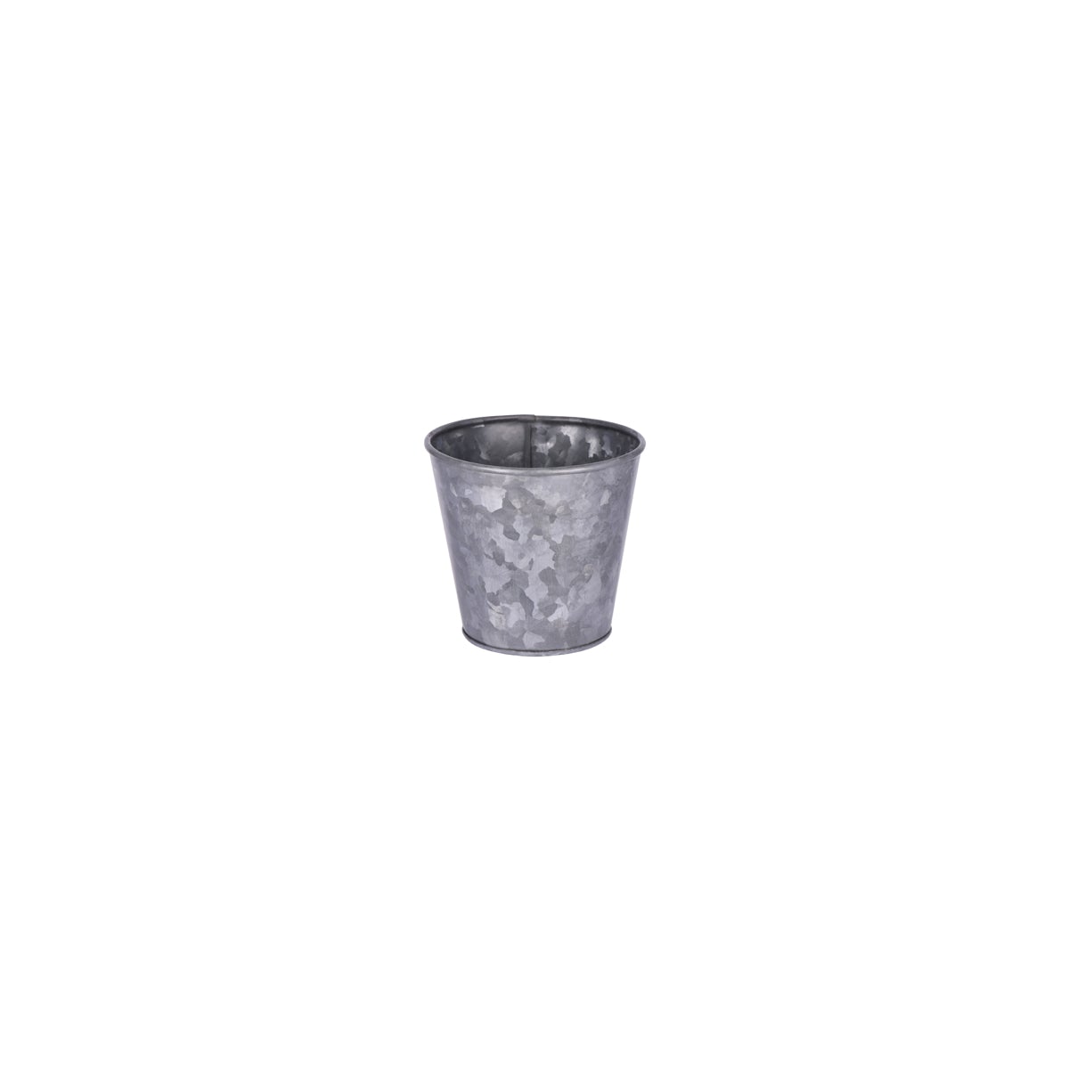Chef Inox Coney Island Flared Galvanised Pot Plain 105x100mm