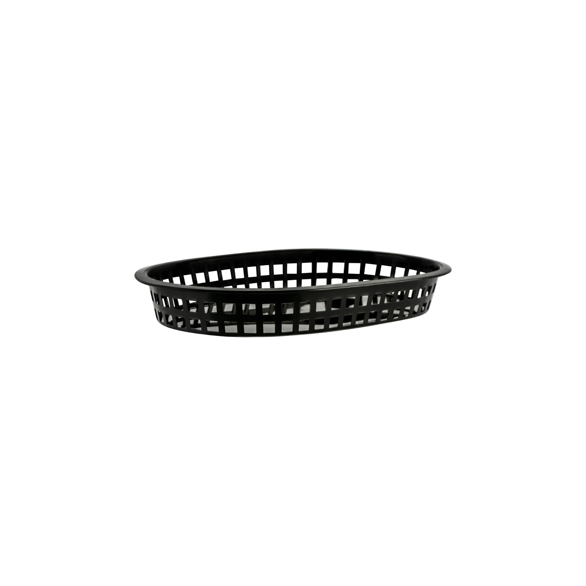 Chef Inox Coney Island Rectangular Serving Basket Plastic Black 270x180x40mm