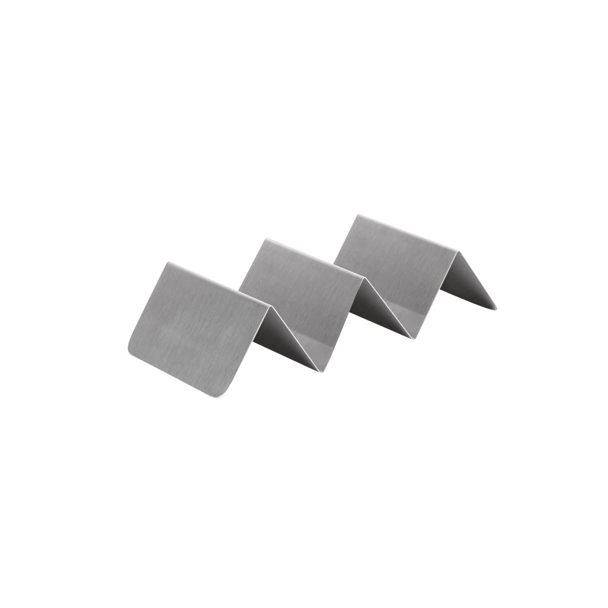 Chef Inox Coney Island Taco Holder & Stand Stainless Steel - 3 Compartment