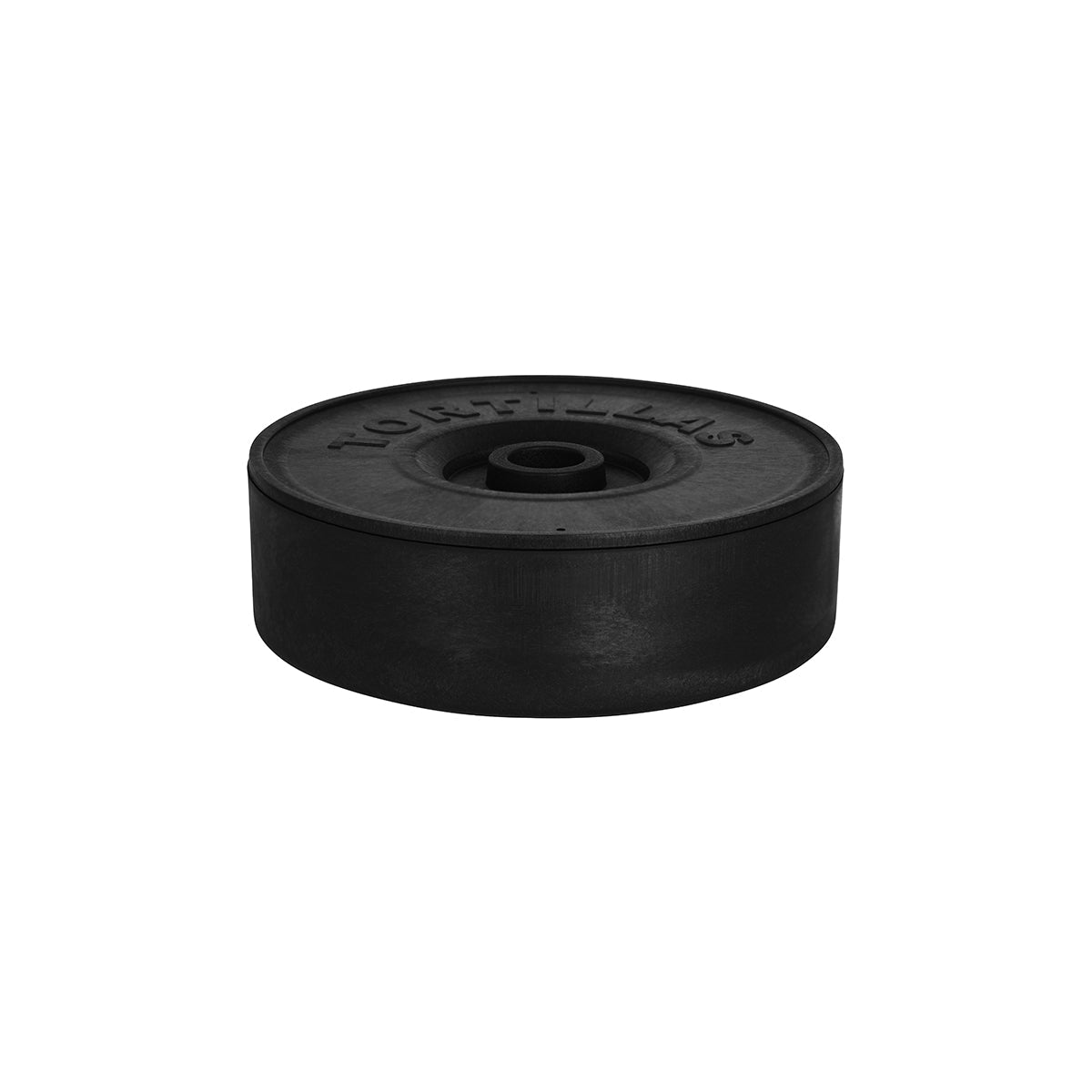 Chef Inox Coney Island Round Tortilla Warmer with Lid Stackable - Black