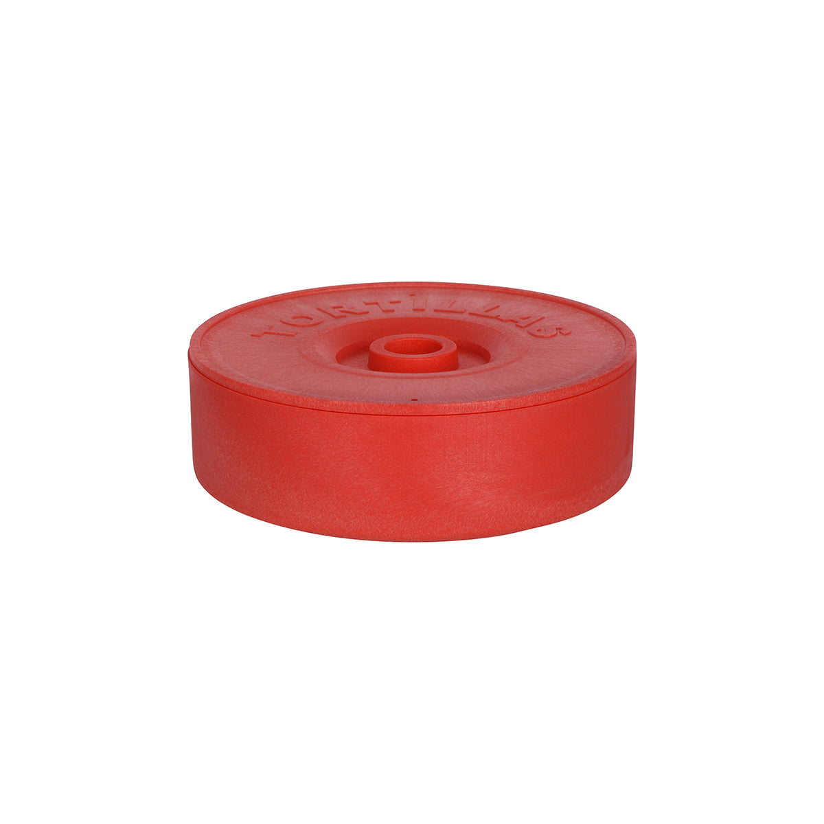 Chef Inox Coney Island Round Tortilla Warmer with Lid Stackable - Red