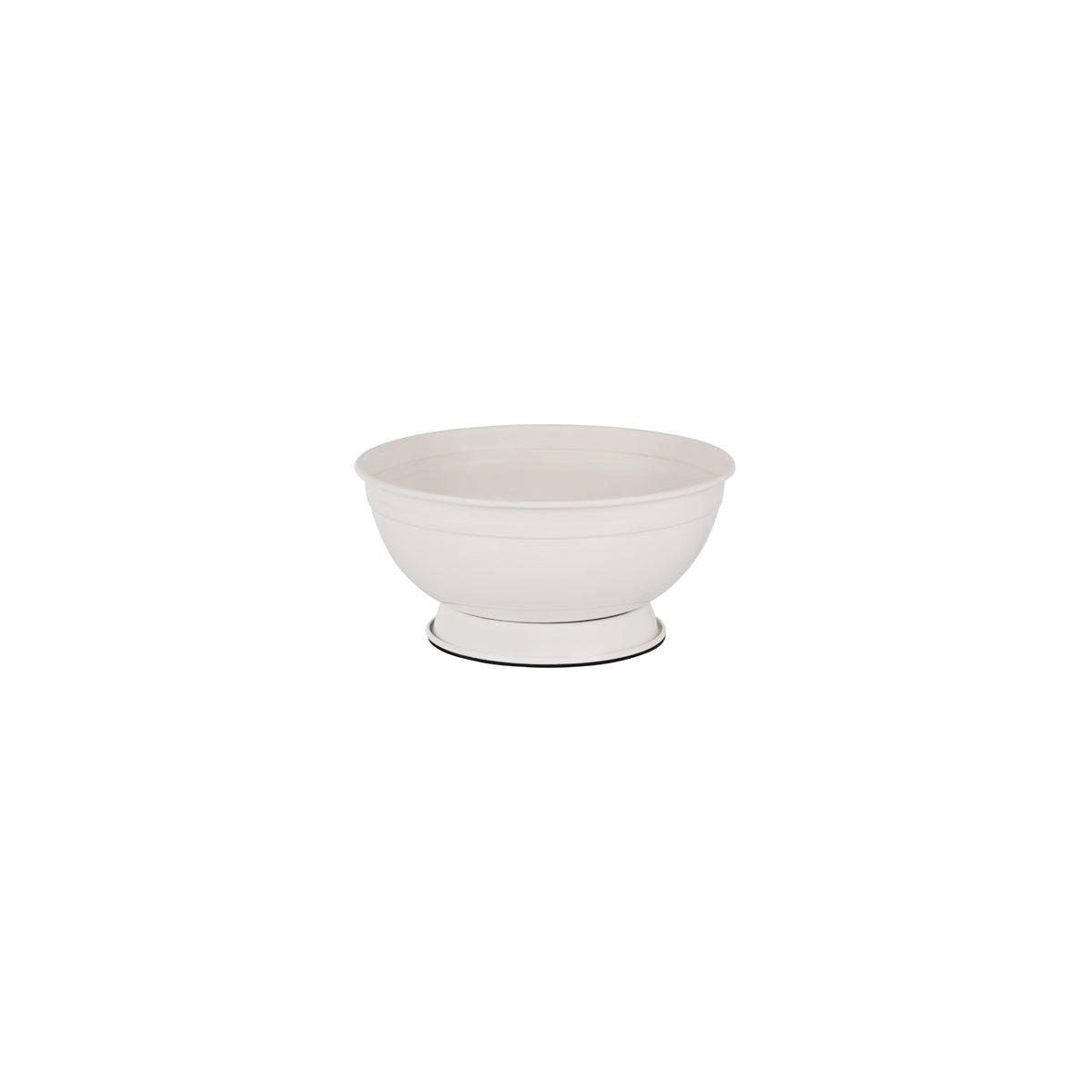 Chef Inox Coney Island Creme Round Footed Serving Bowl 250x120mm