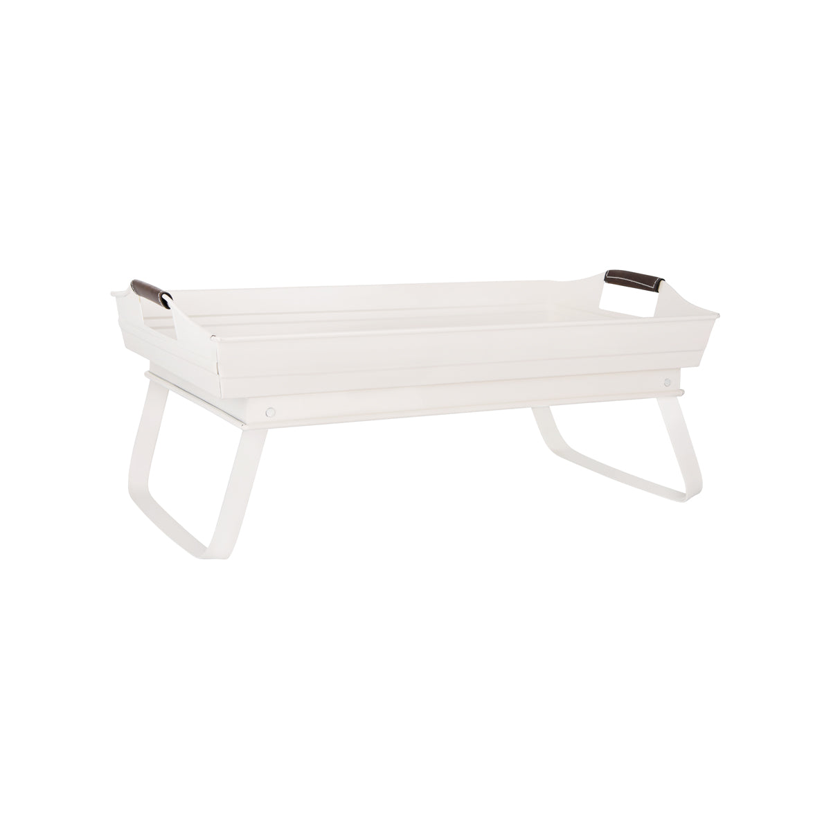 Chef Inox Coney Island Creme Rectangular Tray with Handles 480x310x195mm