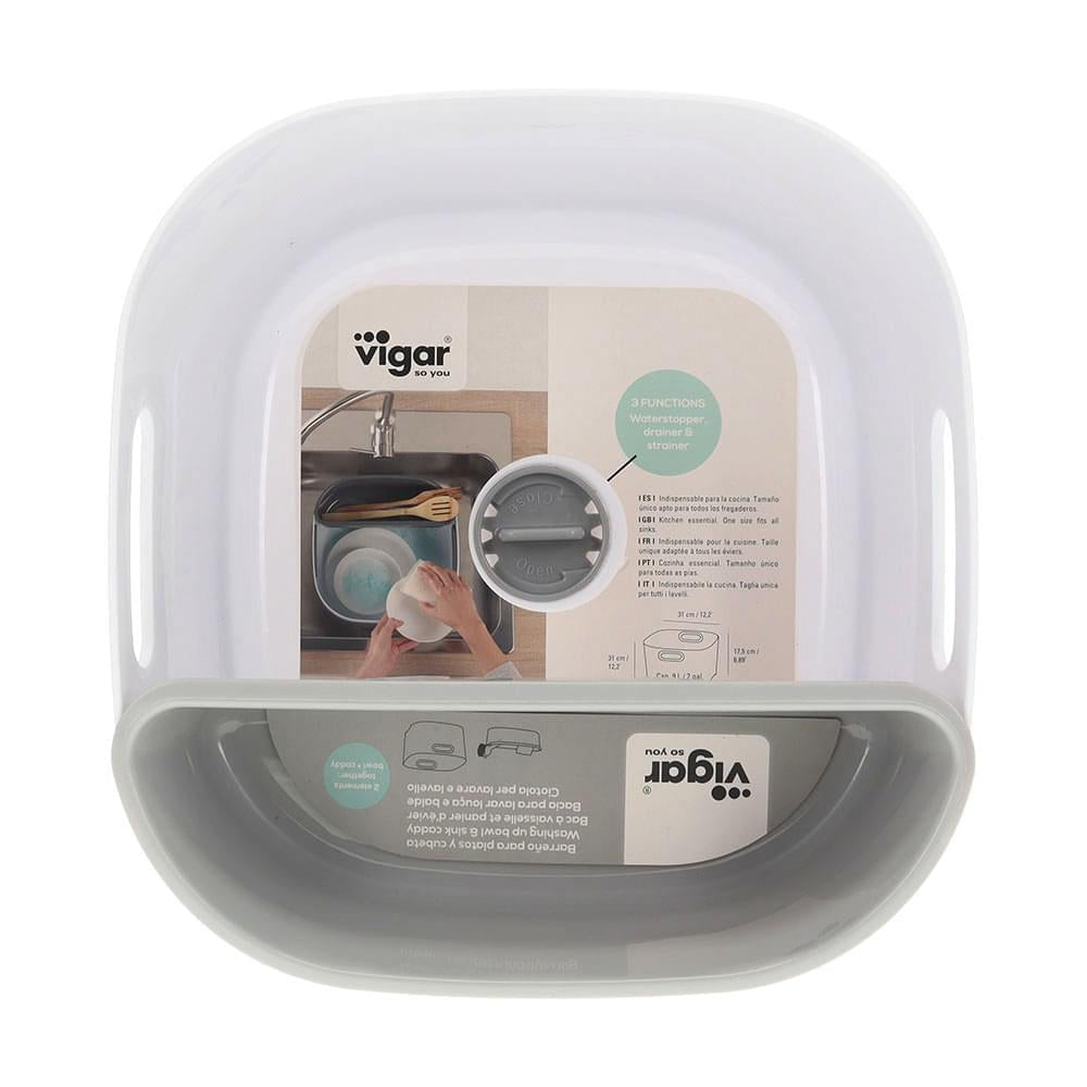 Vigar Rengo White Washing Up Bowl