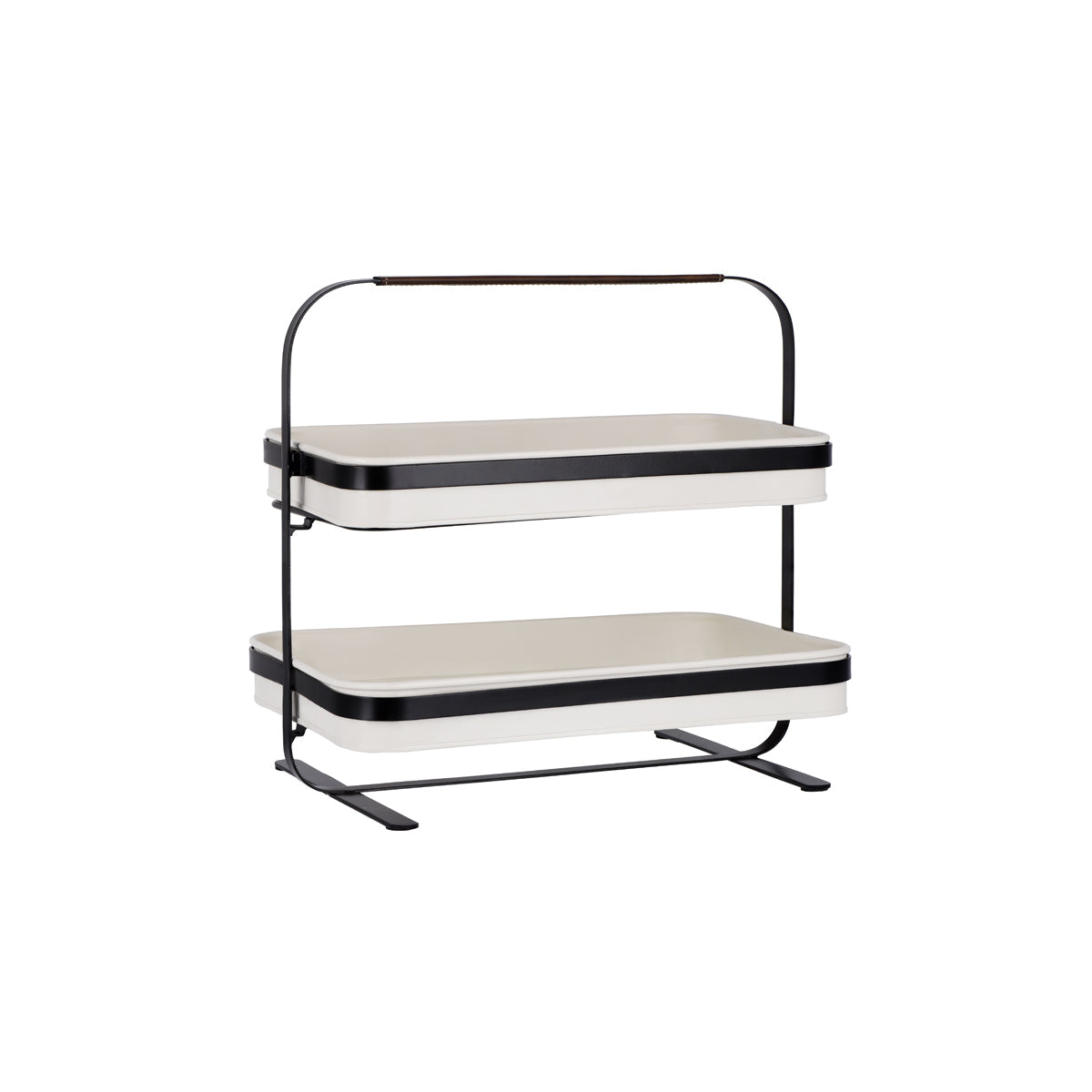 Chef Inox Coney Island Creme 2-Tier Display Stand 380x260x370mm