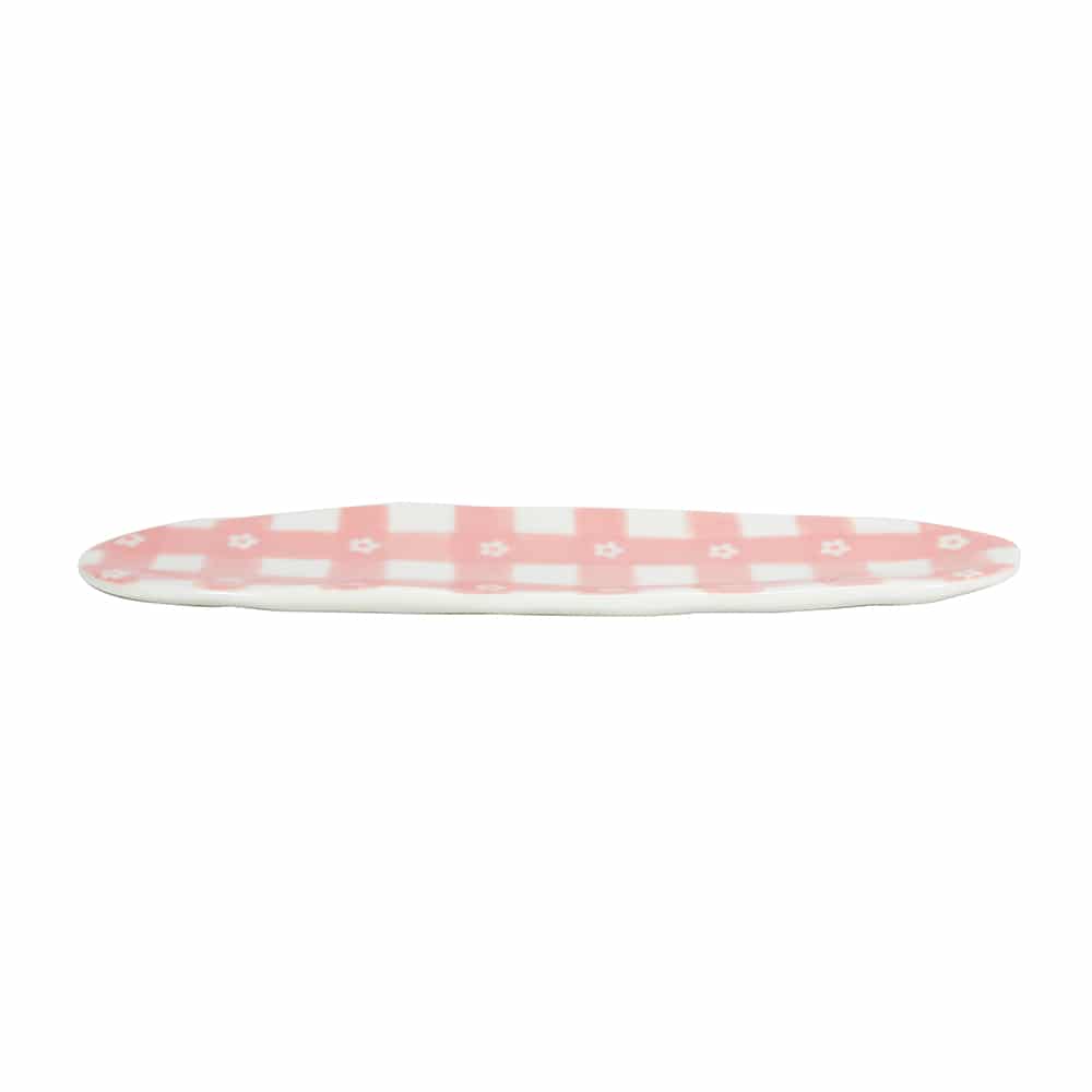 Annabel Trends Ceramic Tray Daisy Daisy Pink