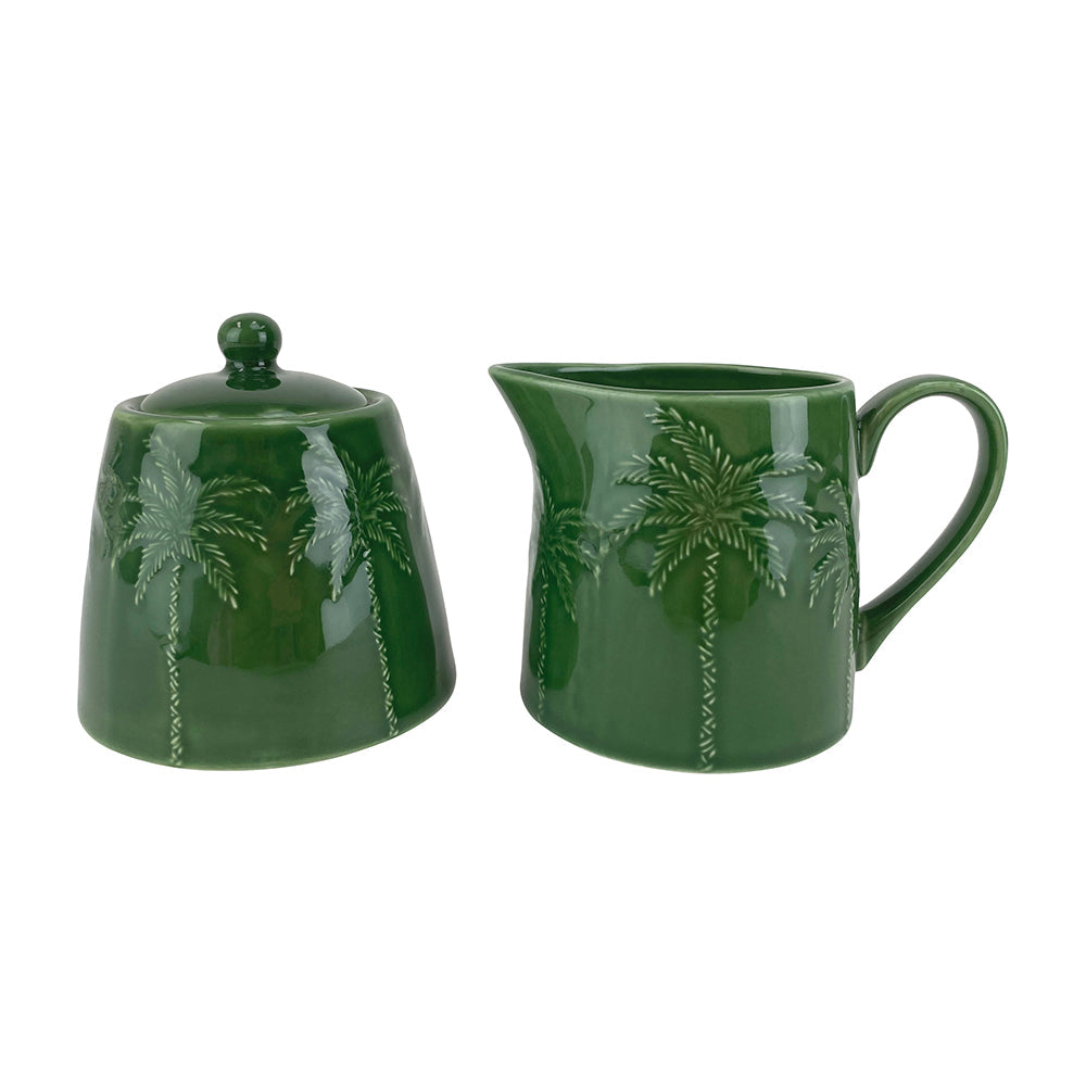 Annabel Trends Coconut Bay Milk & Sugar Set White Palm