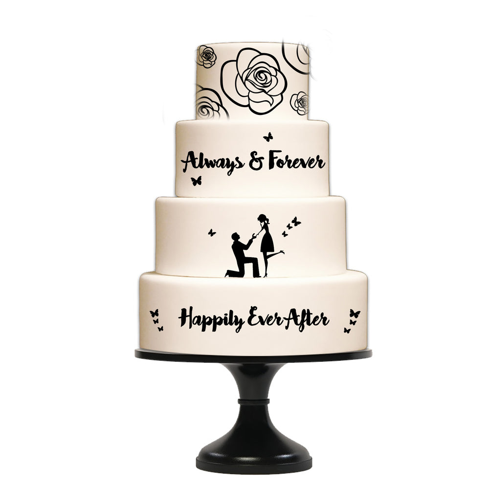 Silho Cake Calligraphy Celebration Mould