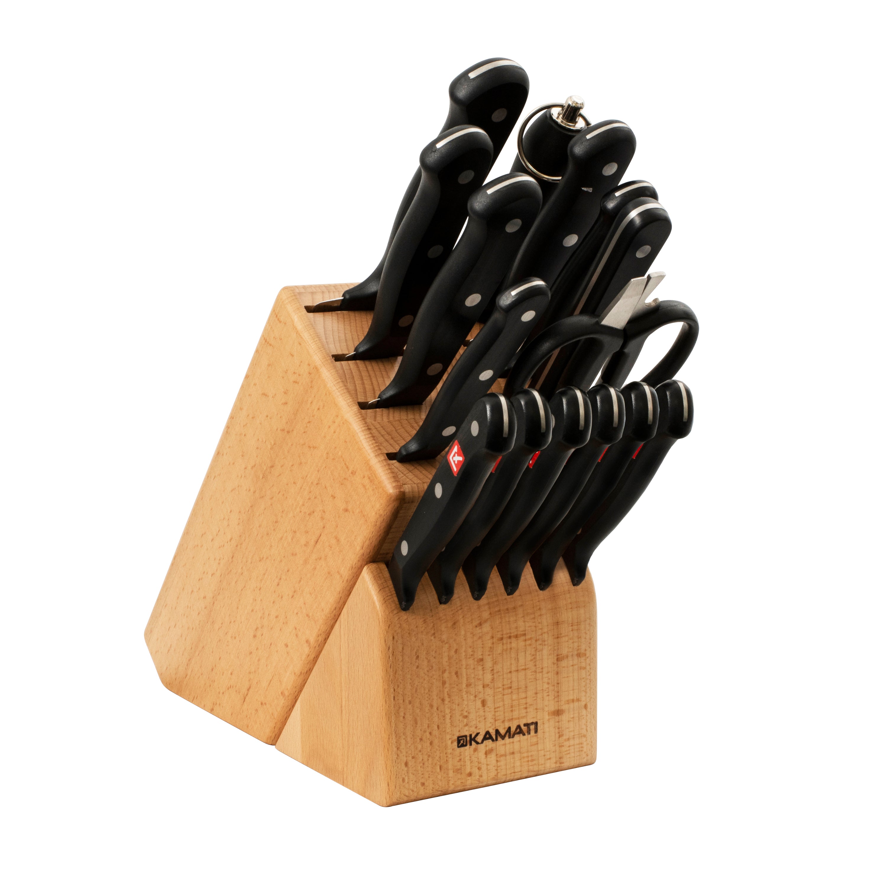 Kamati Gourmet 16 Piece Knife Block Set