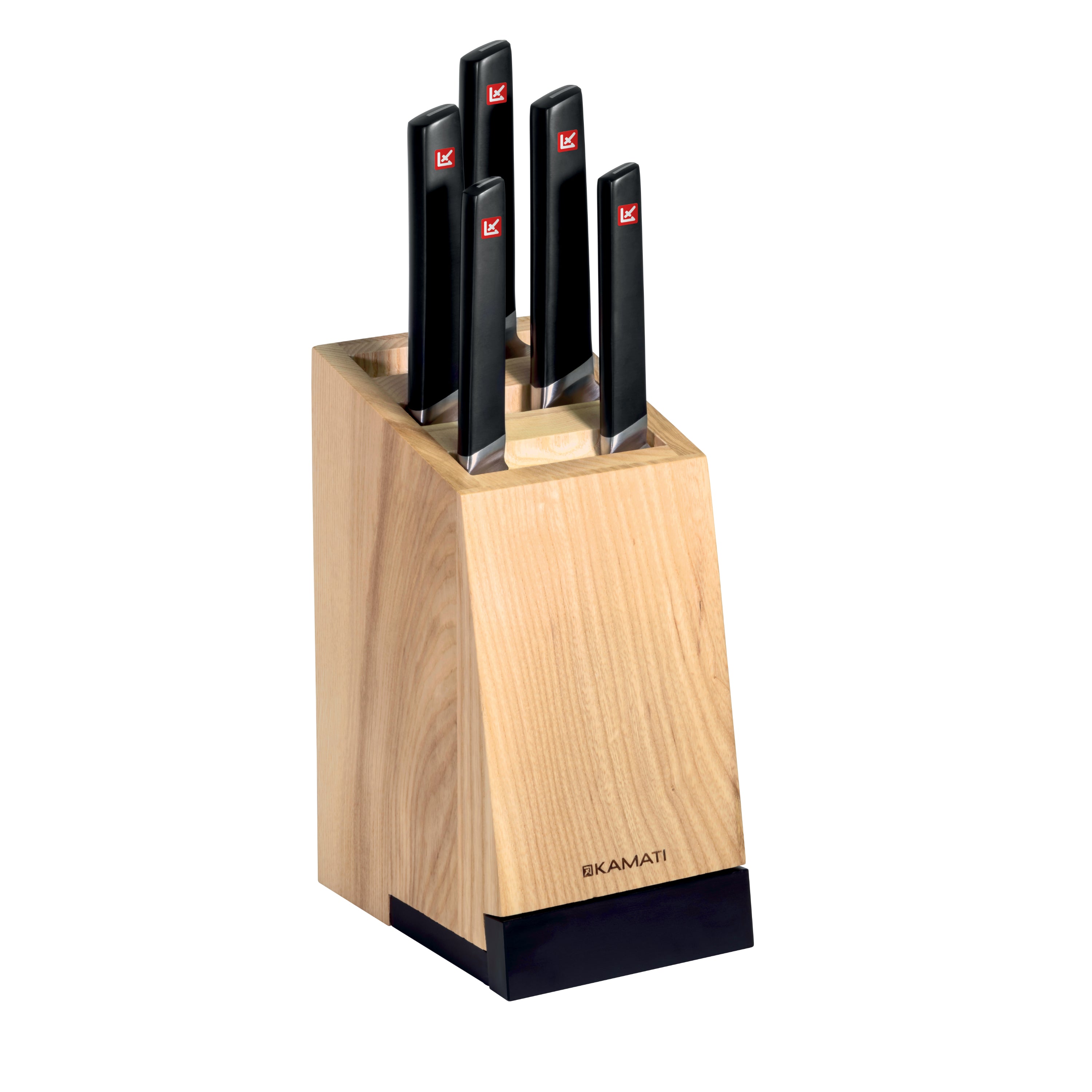 Kamati Avant-Garde 6 Piece Knife Block Set with Tablet Holder