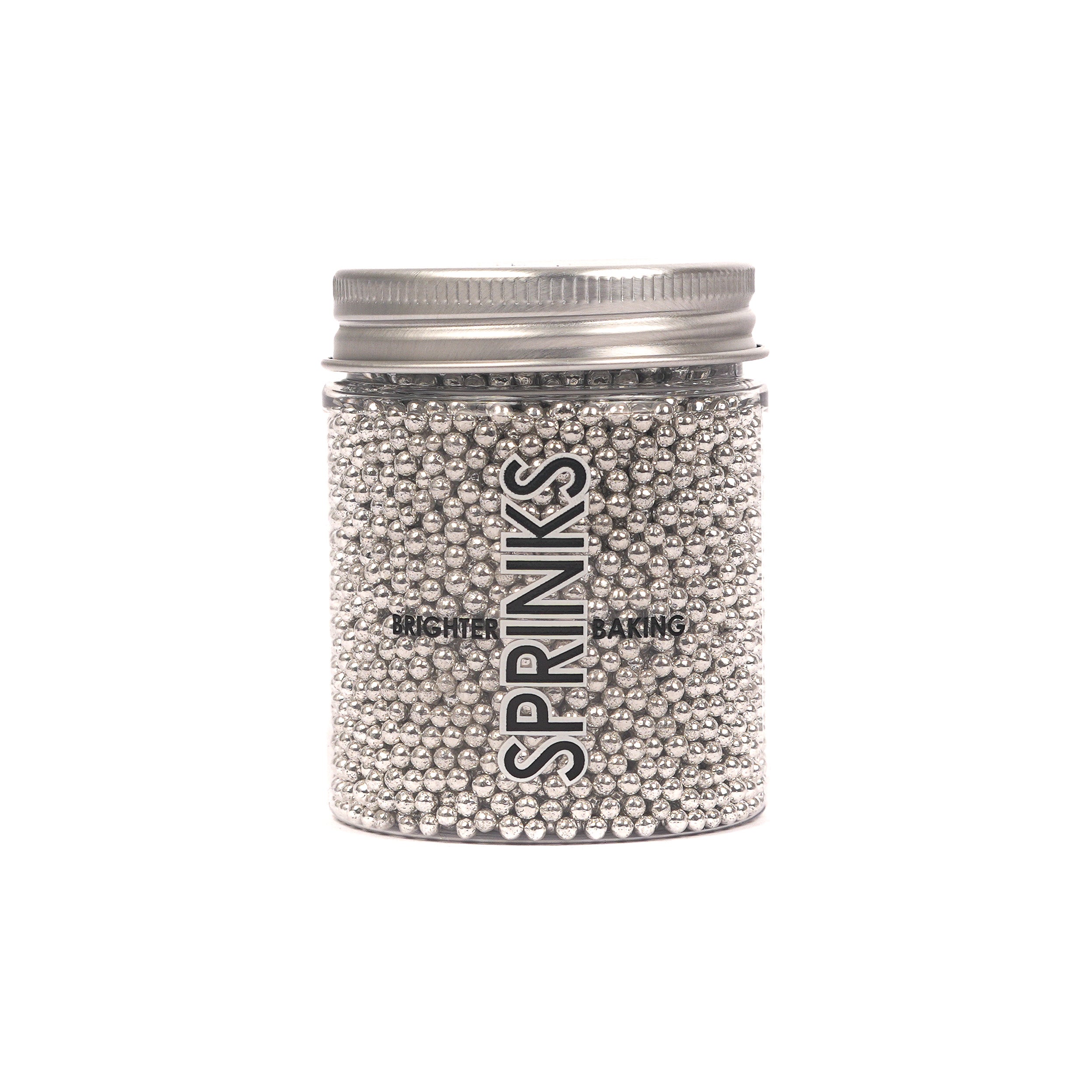 Sprinks Shiny Silver 2mm Sprinkles 75g