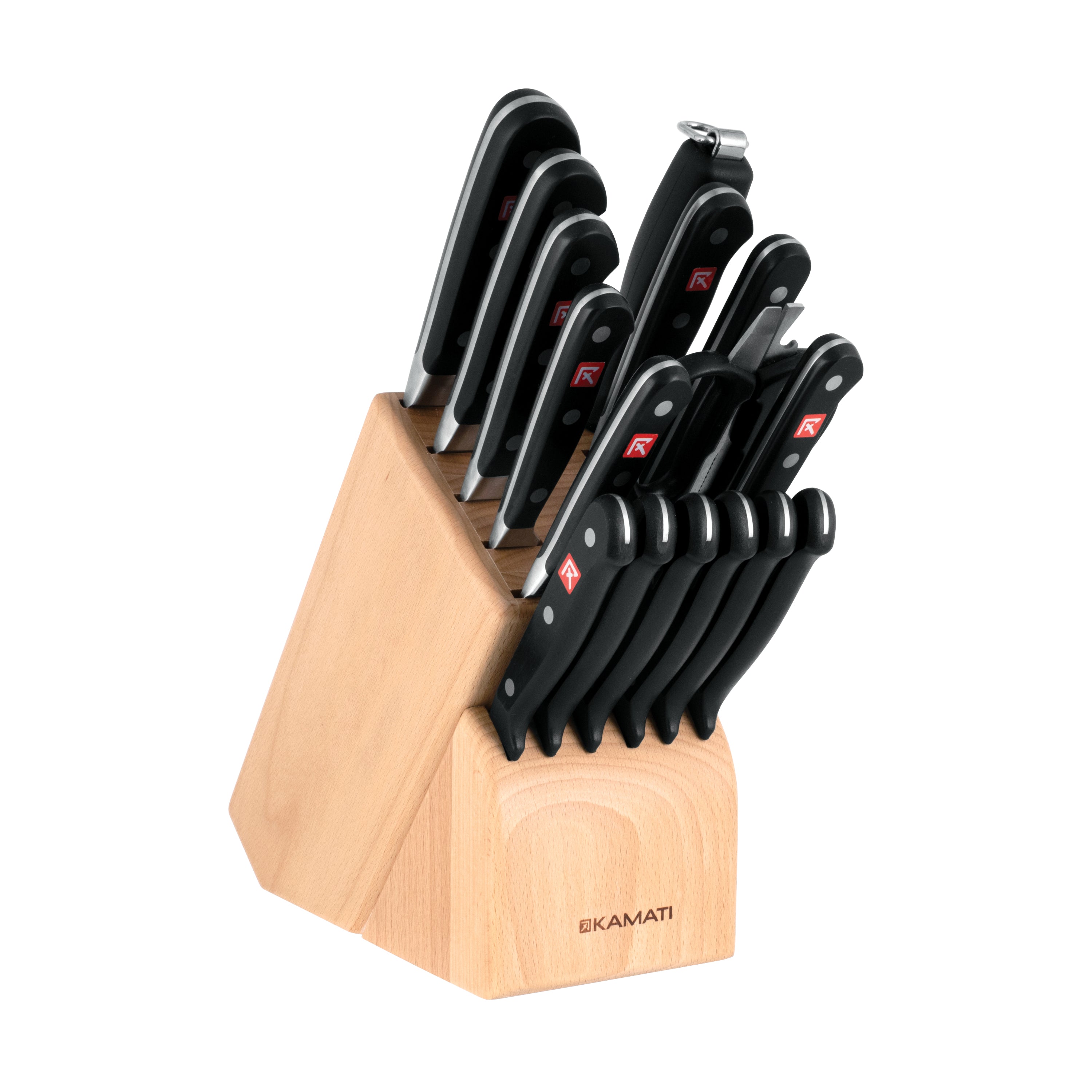 Kamati Classic Forged 17 Piece Knife Block Set