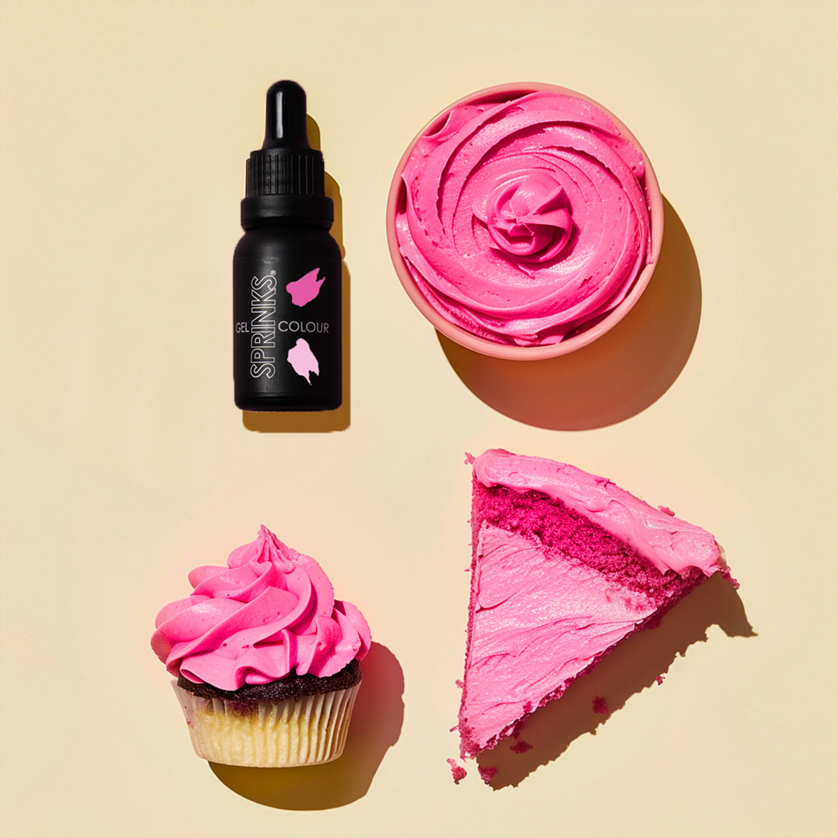 Sprinks Magenta Gel Colour 15ml