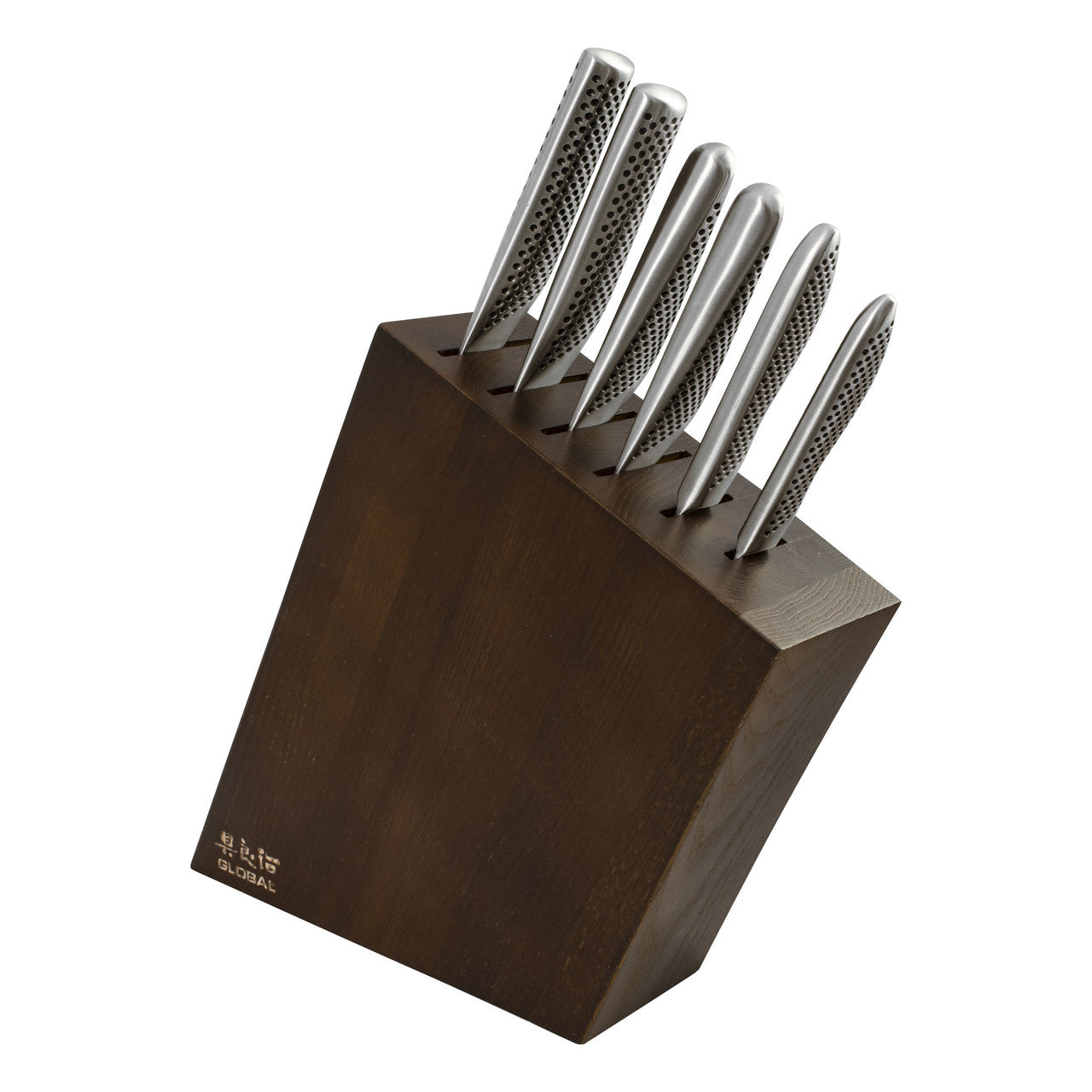 Global Kyoto 7 Piece Knife Block Set - Ash