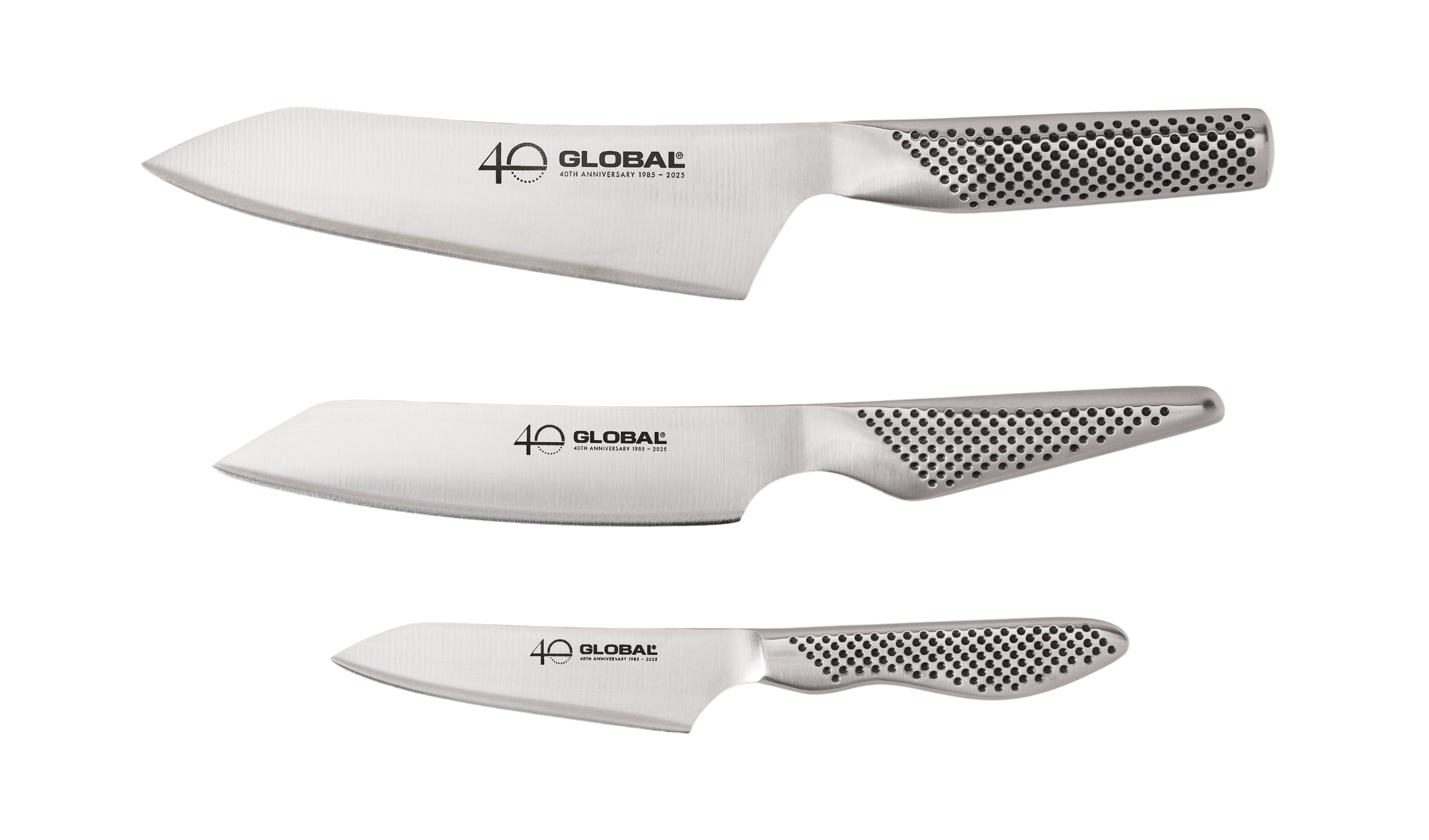 Global 40th Anniversary 3 Piece Knife Set