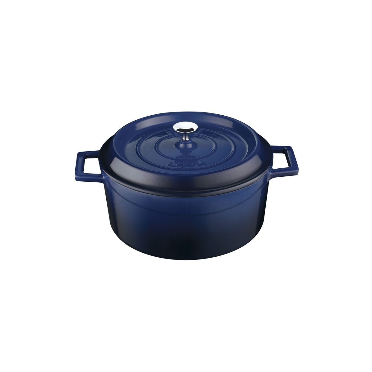Lava Round Casserole (4.5L) - Blue (4.5lt 240mm Ø)