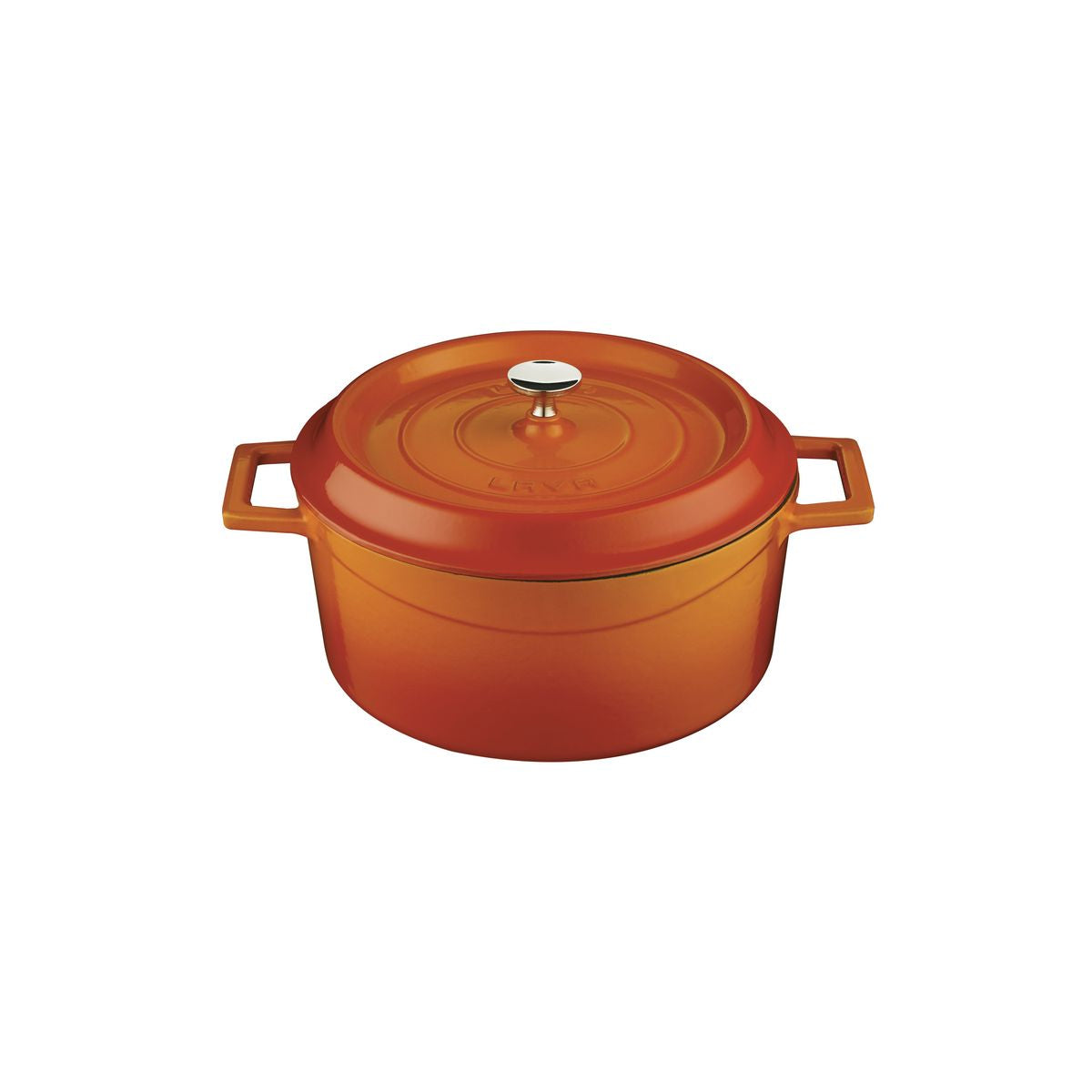 Lava Round Casserole (4.5L) - Orange (4.5lt 240mm Ø)