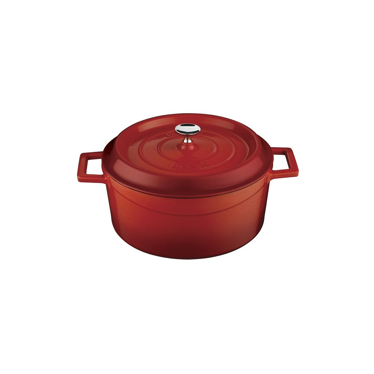 Lava Round Casserole (4.5L) - Red (4.5lt 240mm Ø)