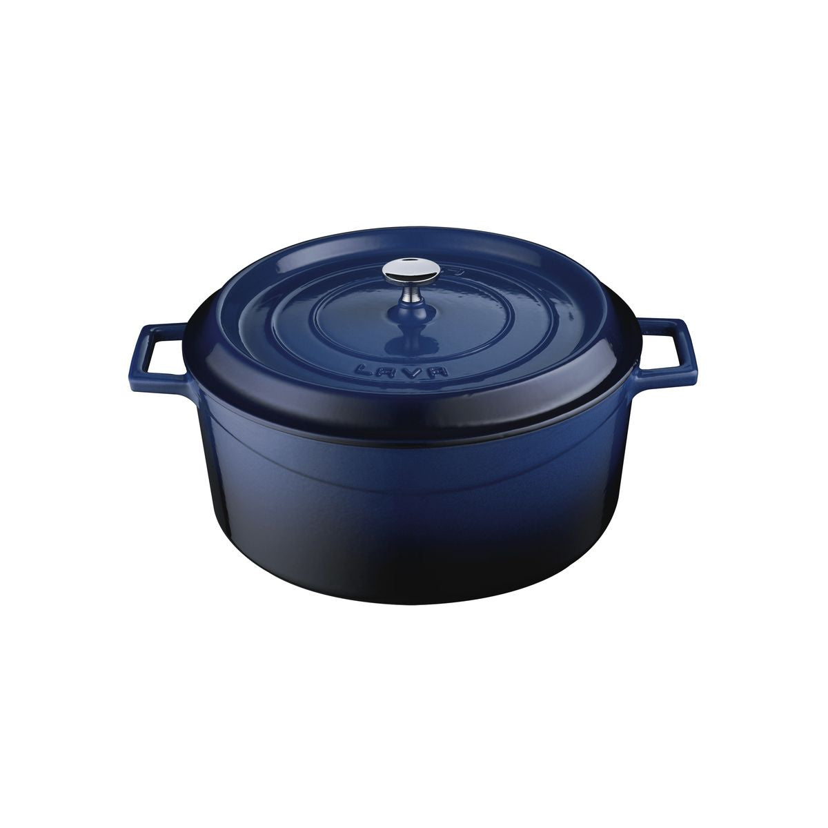 Lava Round Casserole (6.7L) - Blue (6.7lt 280mm Ø)