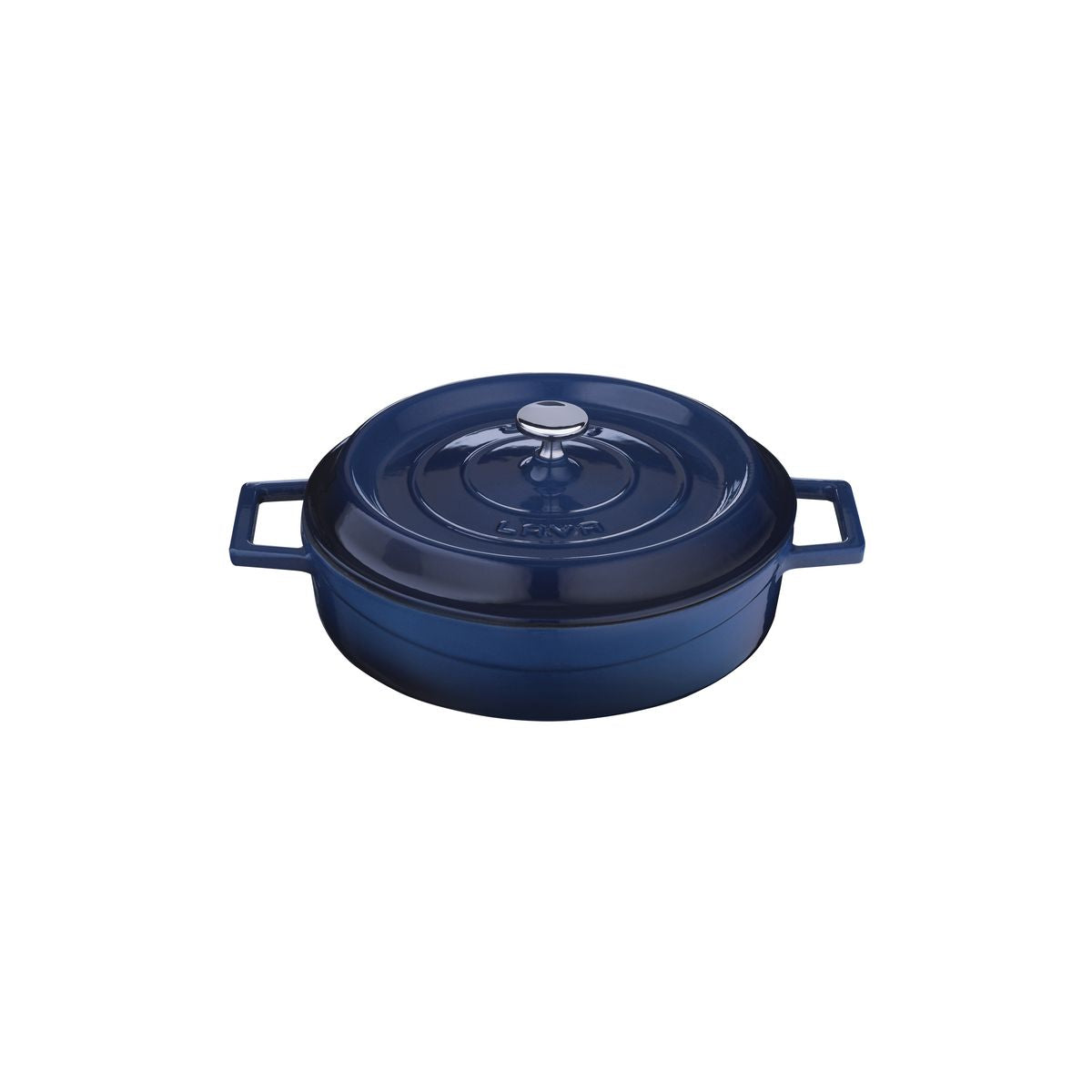 Lava Low Round Casserole (2.4L) - Blue (2.4lt 240mm Ø)