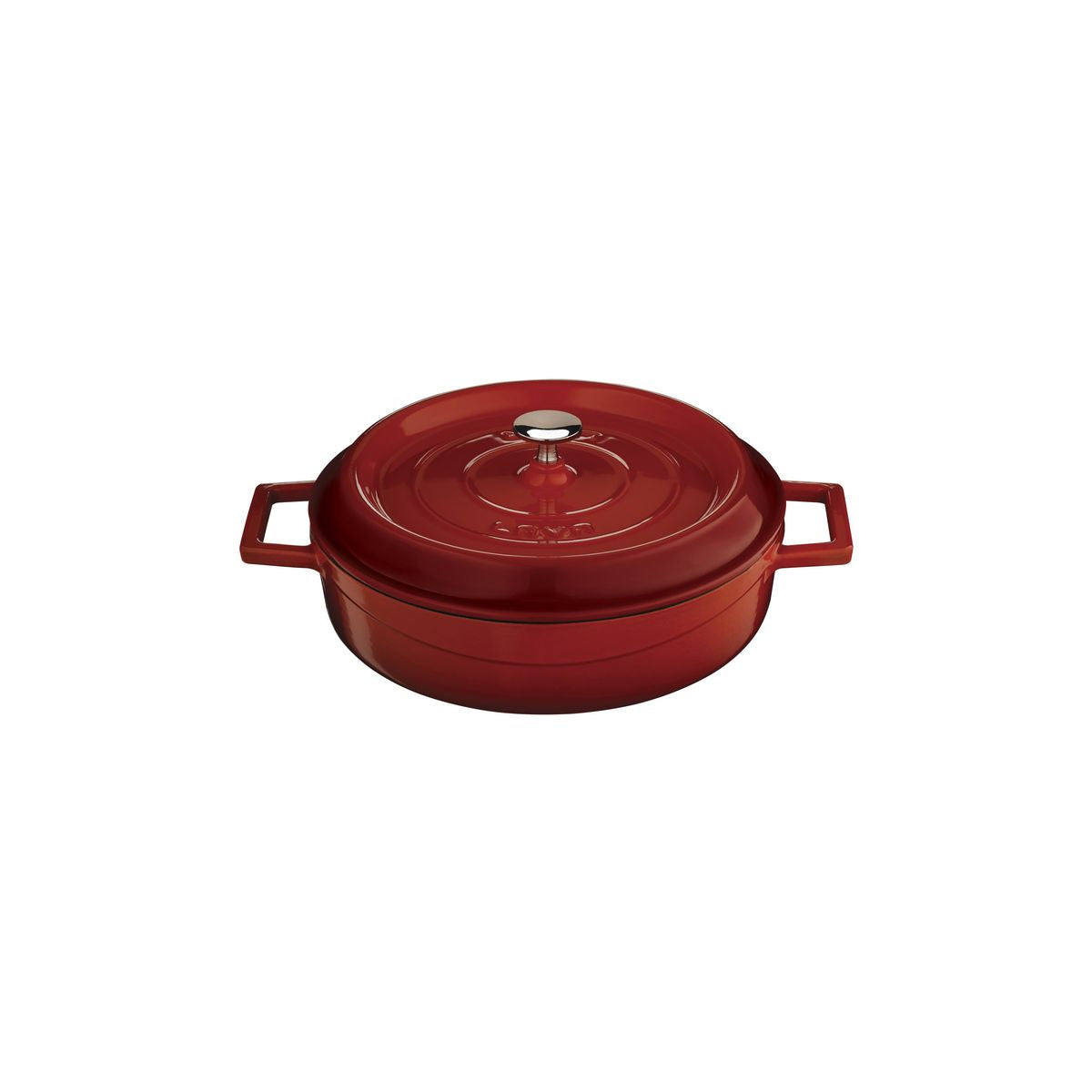 Lava Low Round Casserole (2.4L) - Red (2.4lt 240mm Ø)