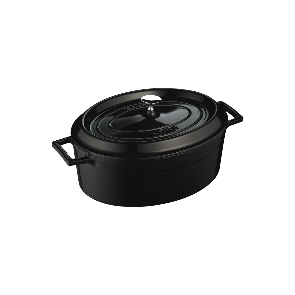 Lava Oval Casserole (4.8L) - Black (4.8lt 290mm)