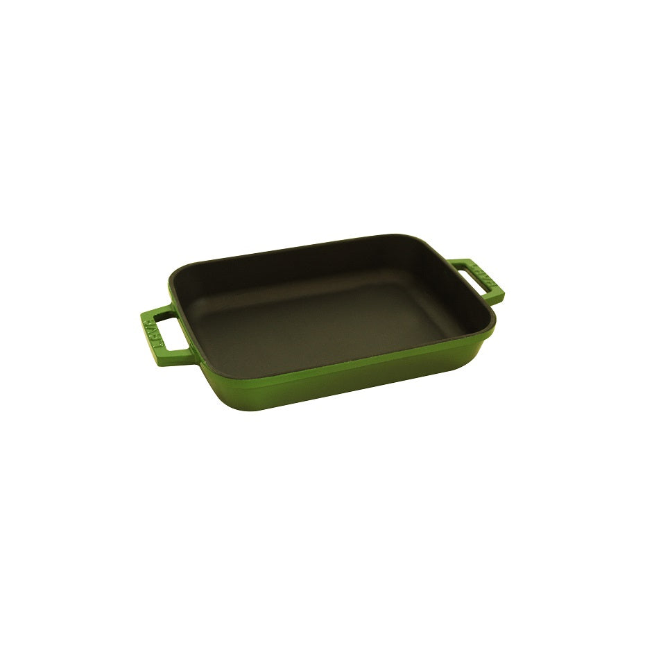 Lava Rectangular Dishh (2.5L) - Green (370x200mm 55mm H 2.54lt)