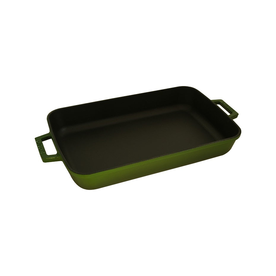 Lava Rectangular Dish - Green (4.8L) (470x260mm 63MM H 4.86lt)