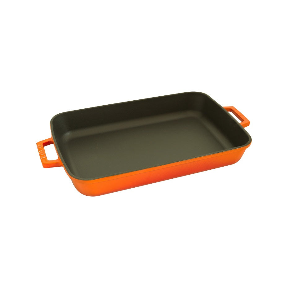 Lava Rectangular Dish - Orange (4.8L) (470x260mm 63MM H 4.86lt)