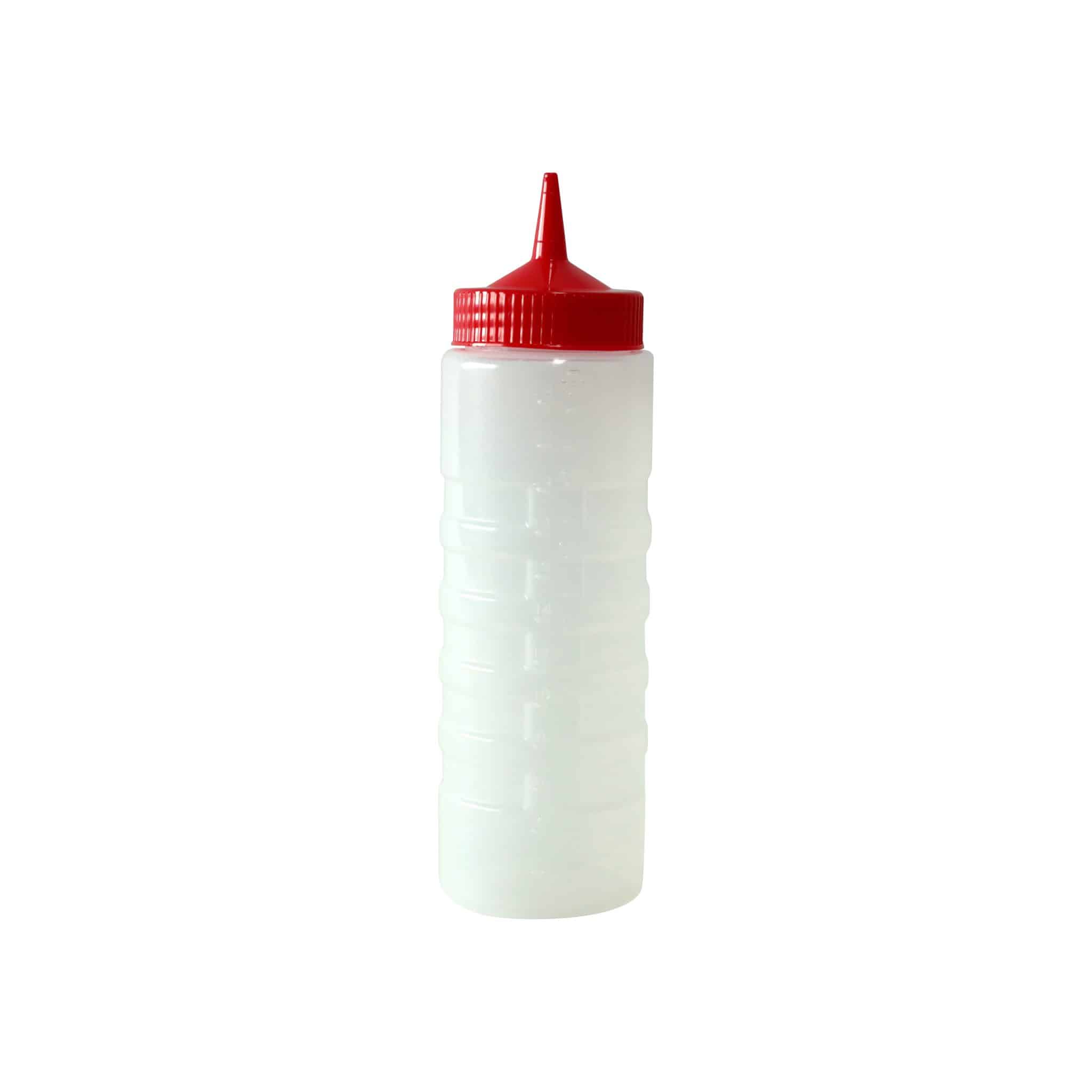 KH Classik Chef Sauce Bottle 750ml Clear Body Red Top