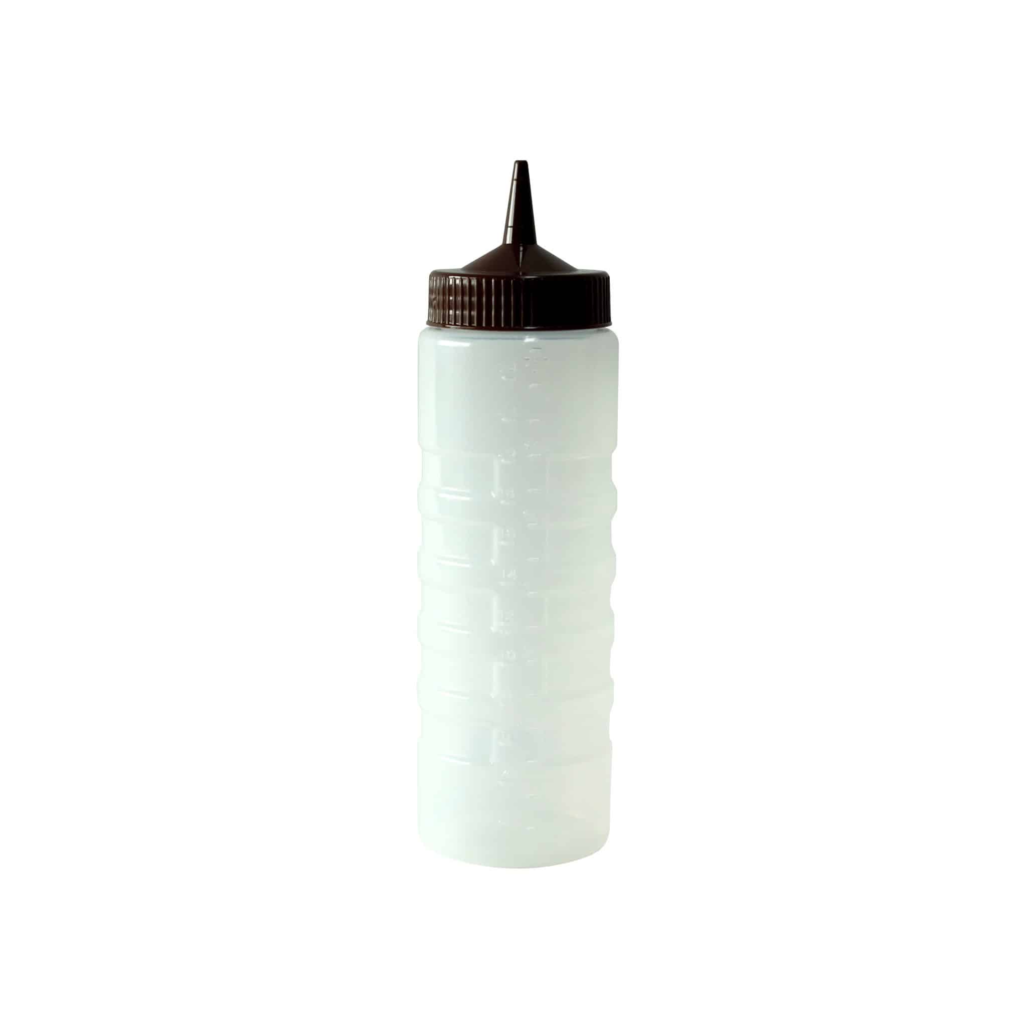 KH Classik Chef Sauce Bottle 750ml Clear Body Brown Top