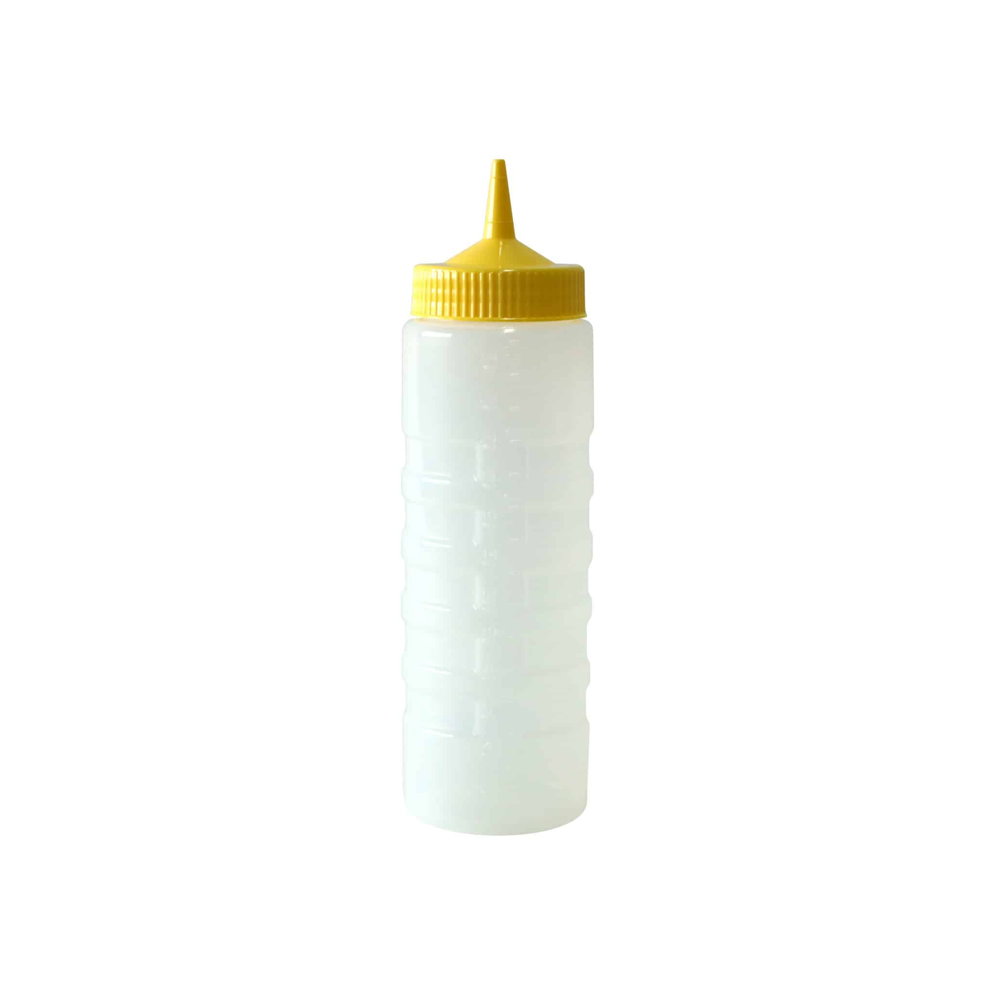 KH Classik Chef Sauce Bottle 750ml Clear Body Yellow Top