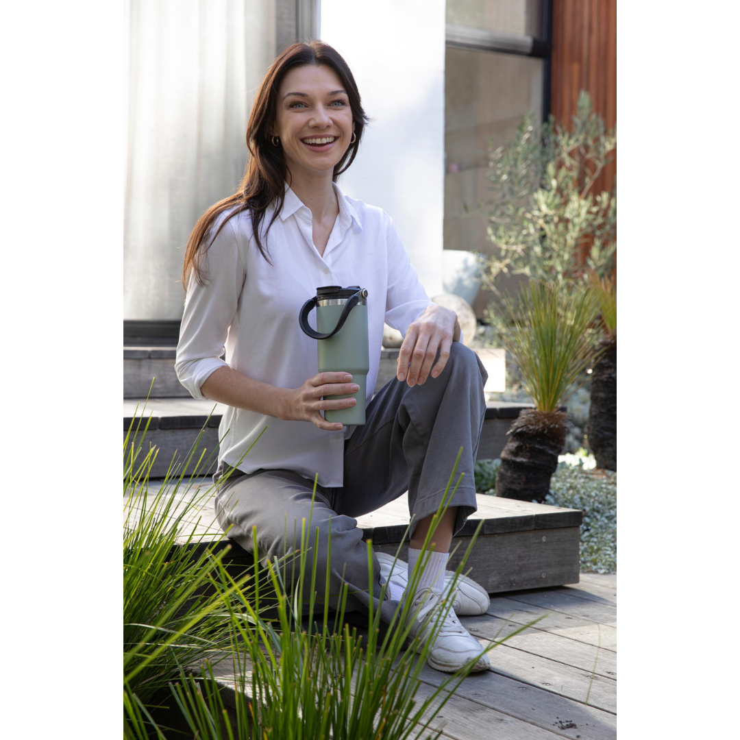 Eco Ladelle Eco Hydrate Sage 1ltr Drink Bottle