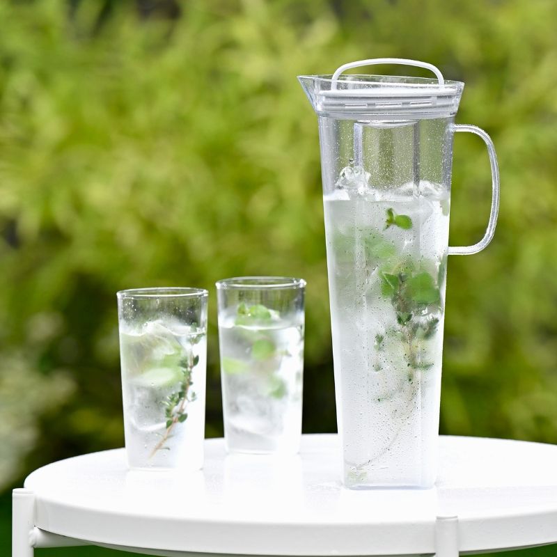 Hario Lily Cold Brew Tea Pitcher 1.2L - Grey