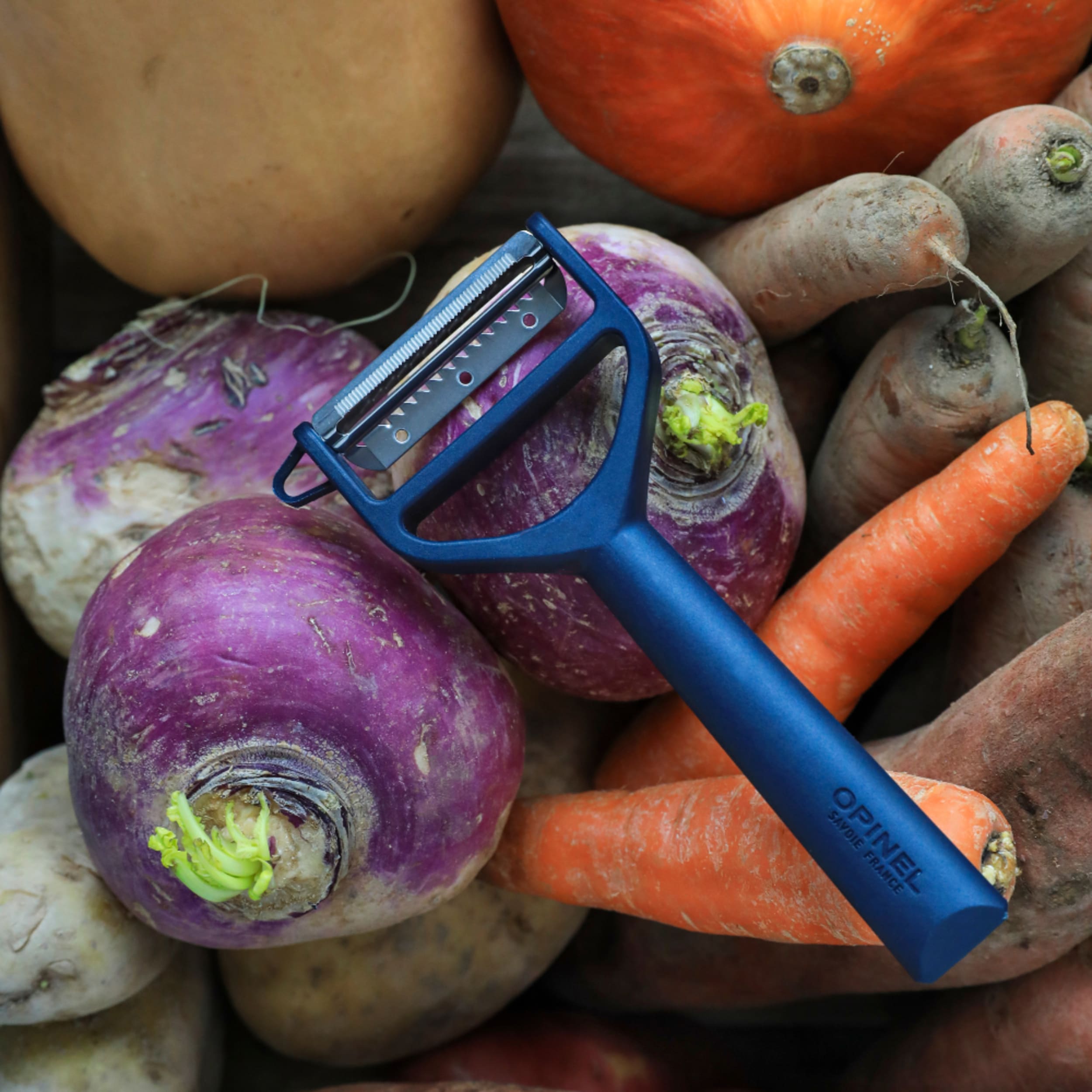 Opinel T-Duo Polymer Peeler Red