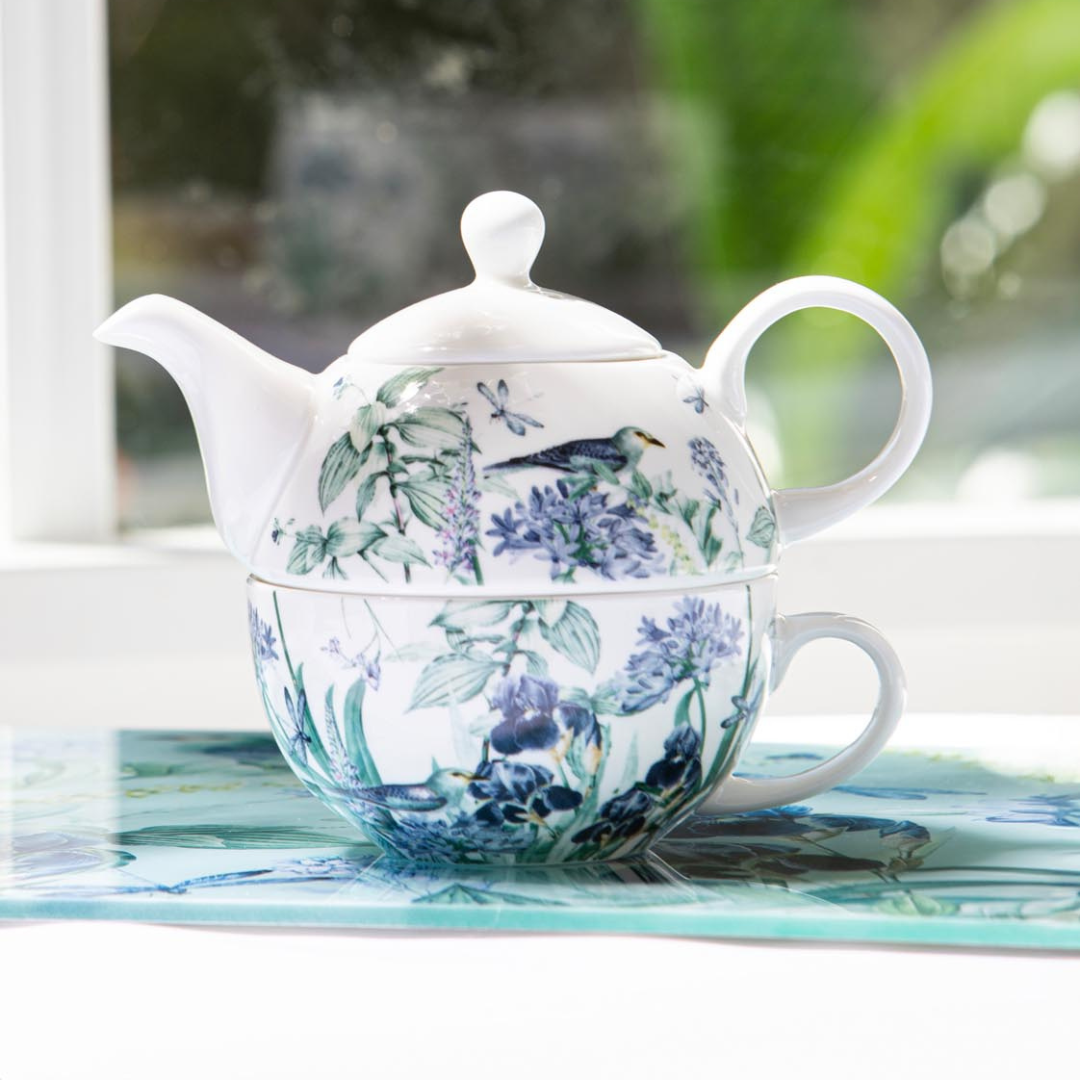 Ashdene Iris Garden White Tea For One