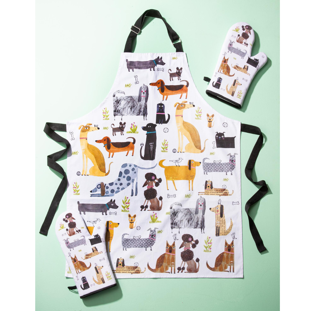 Ashdene Canine Capers Puppers 2pk Oven Mitt