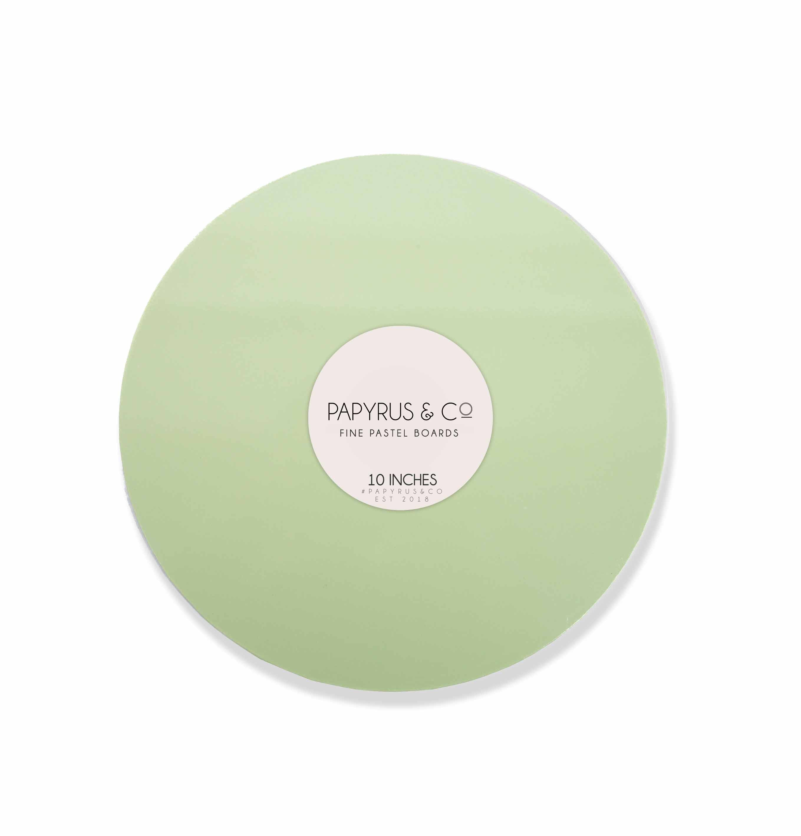 Papyrus Masonite Cake Board Round Pastel Green 10in