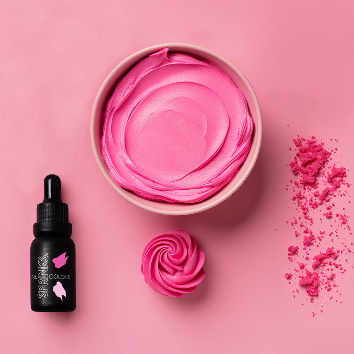 Sprinks Gel Colour Hot Pink 15ml
