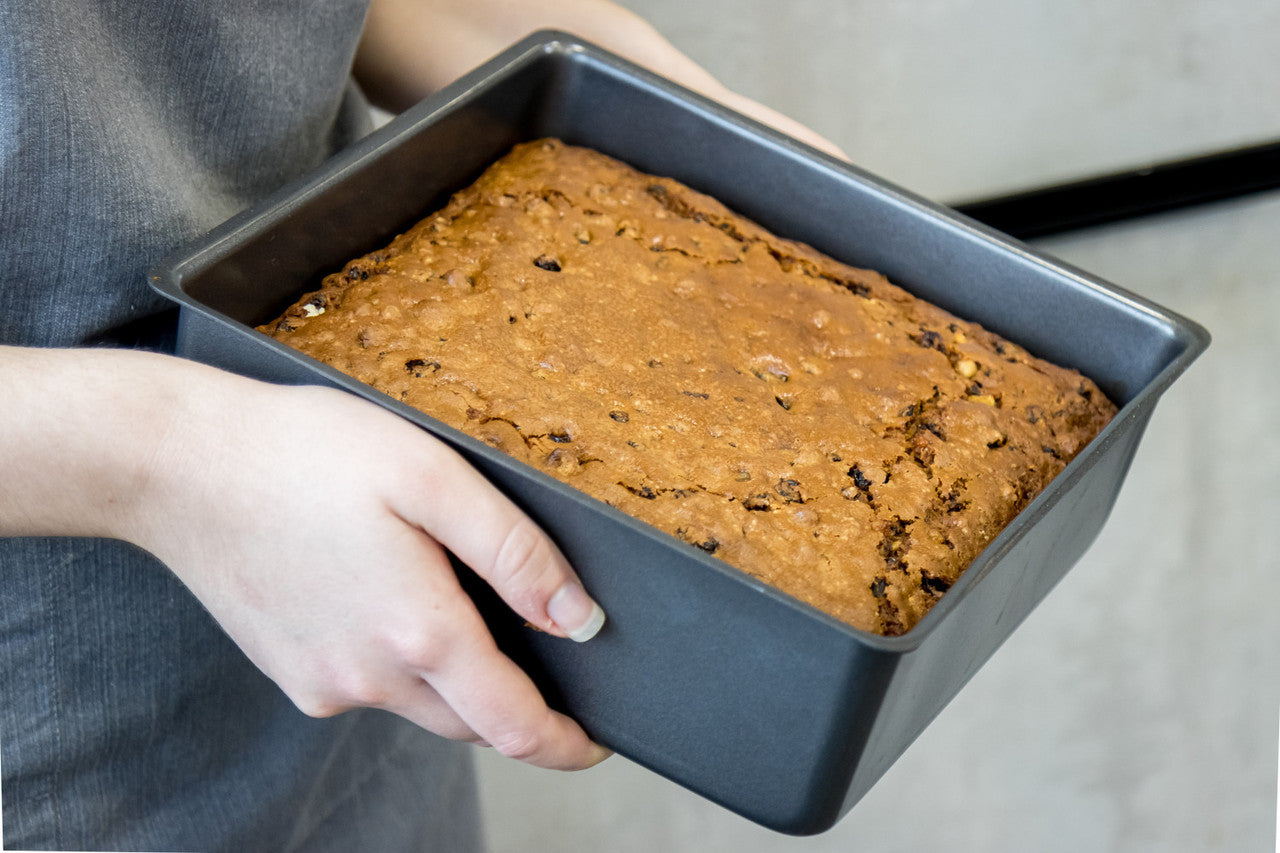 MasterCraft Non Stick Loose Base Deep Square Cake Pan 23cm