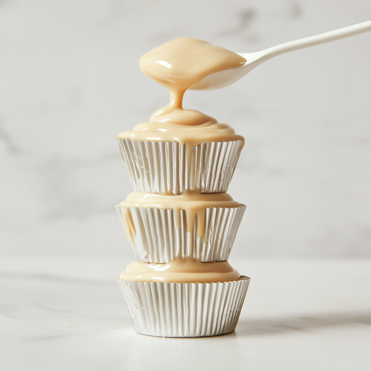 Papyrus Mini Foil Baking Cups Base White 35mm 50 Pack