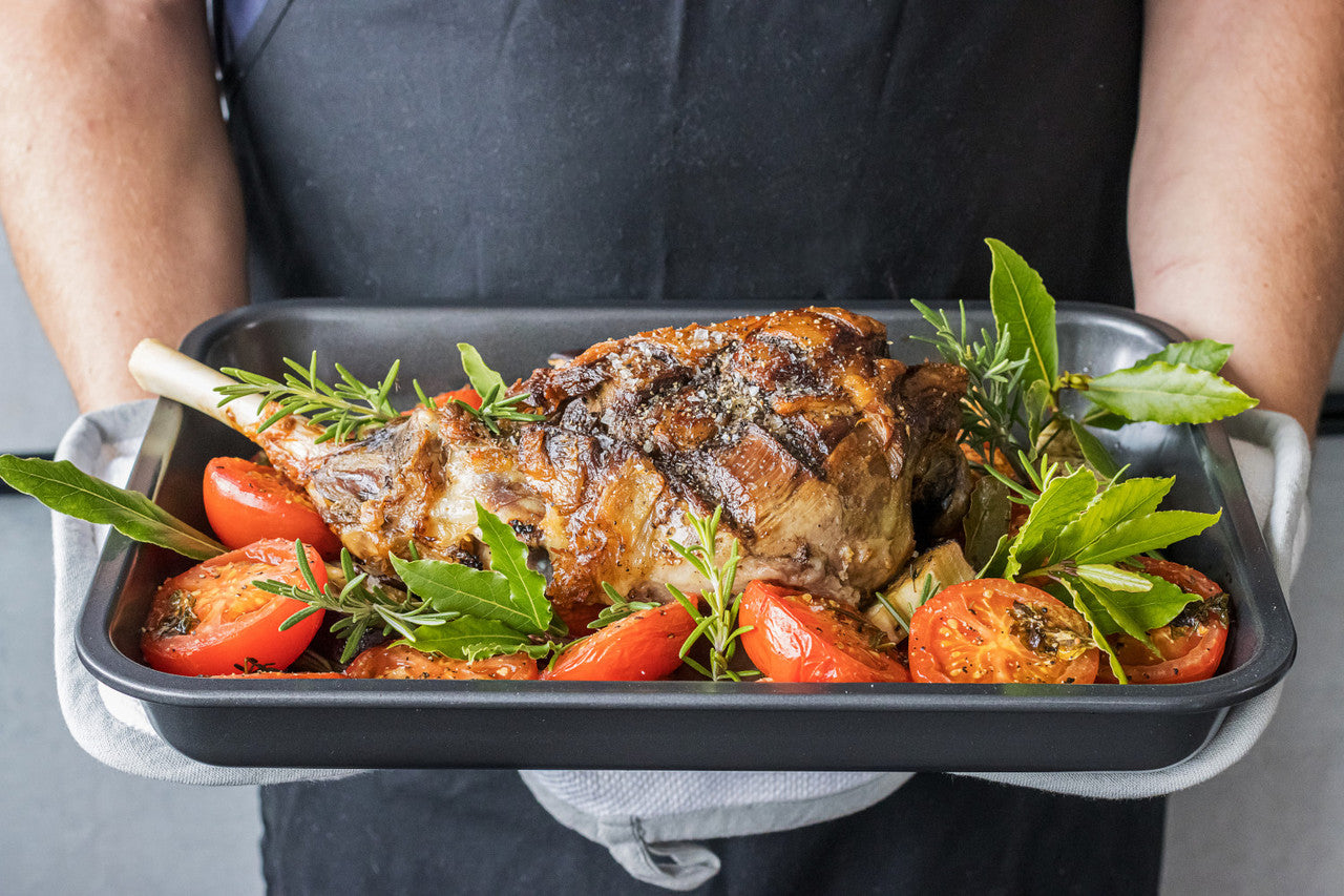 MasterCraft Non Stick Sloped Large Roasting Pan 38 x 30.5cm